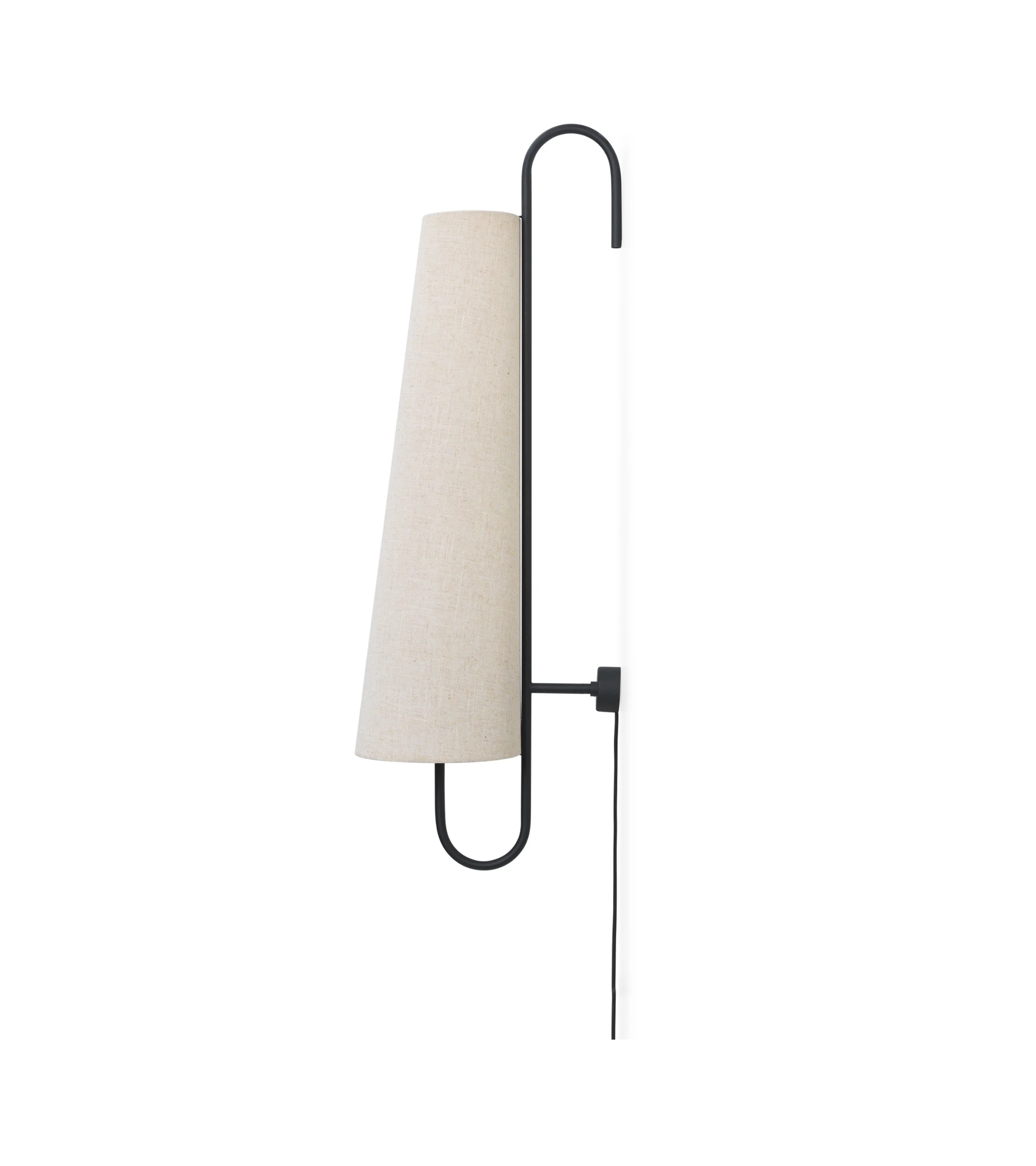 Lampa ścienna ANCORA złamana biel z czarną ramą - Image 5