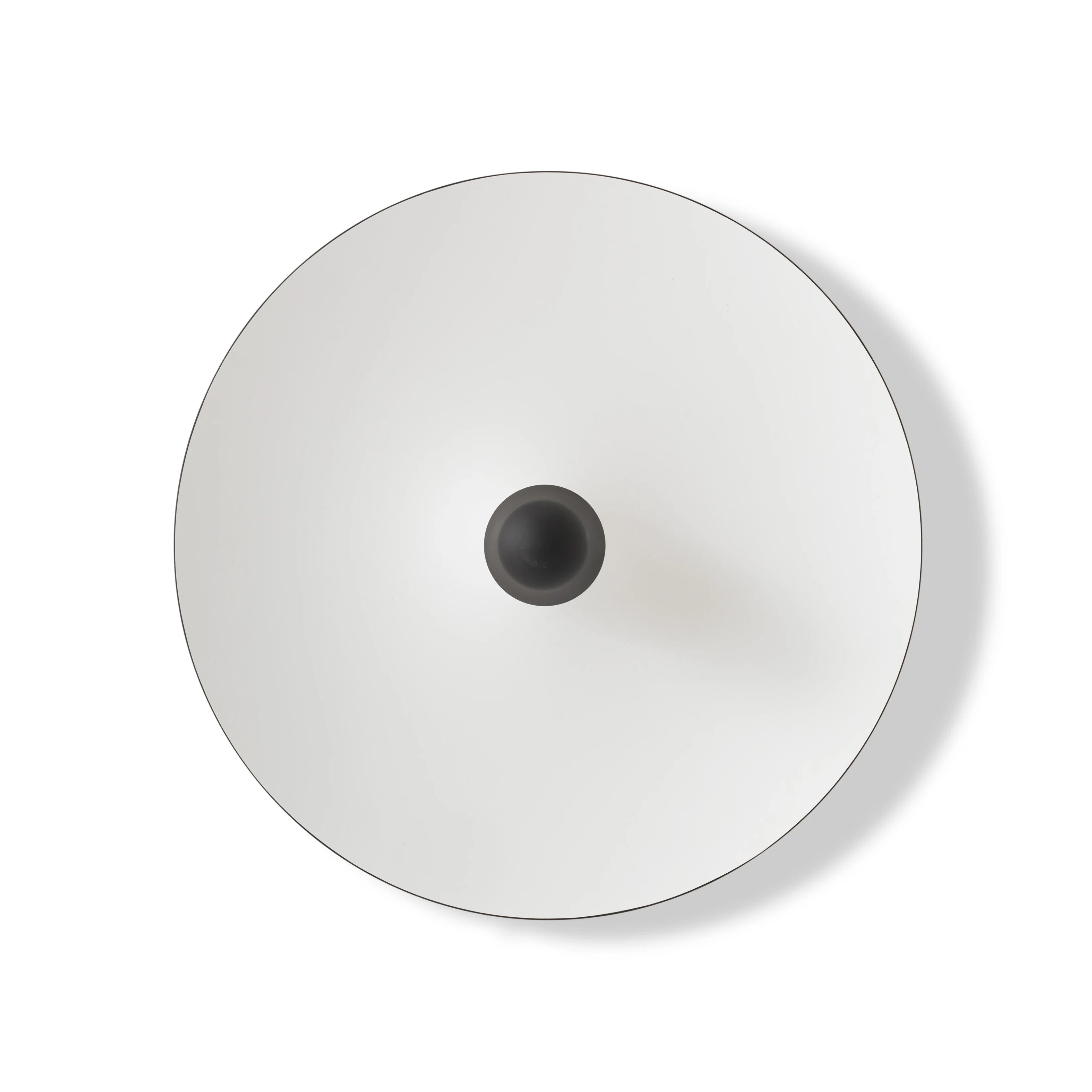 Lampa ścienna KANTARELL czarny z białym wykończeniem