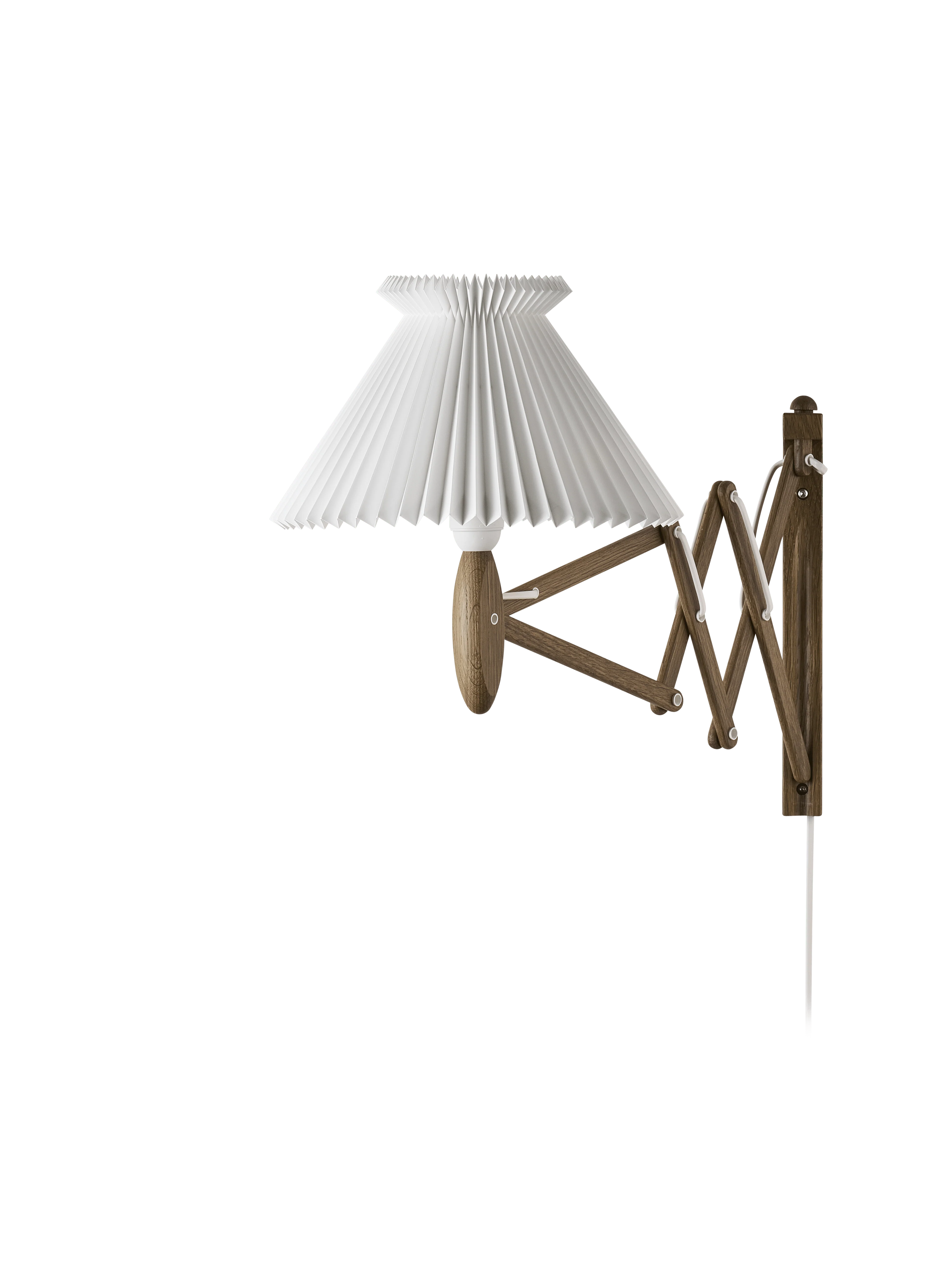 Lampa ścienna MODEL 224 6/17 SAX biały z ciemną dębową podstawą - Image 4