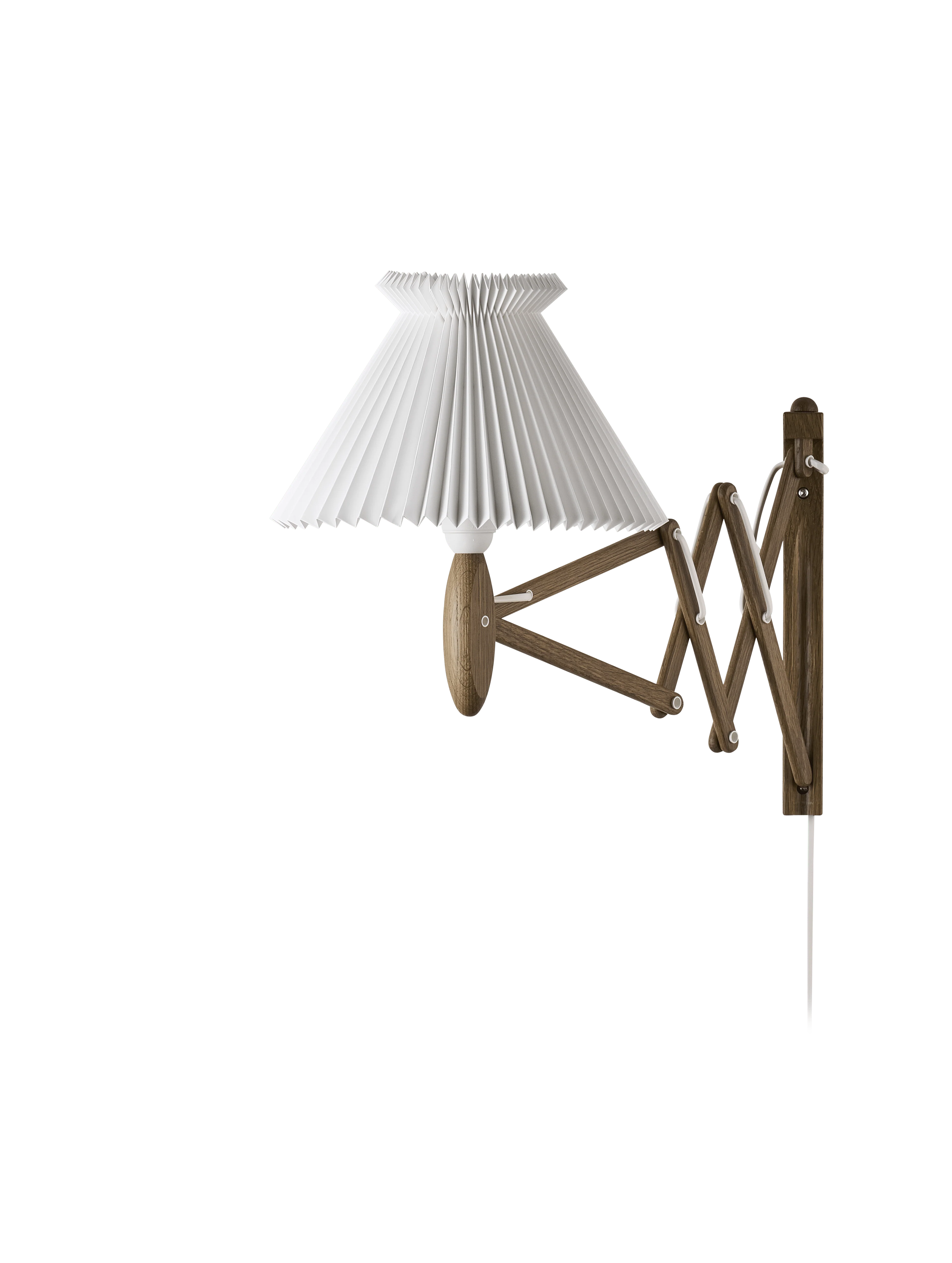 Lampa ścienna MODEL 224 6/17 SAX biały z ciemną dębową podstawą - Image 9
