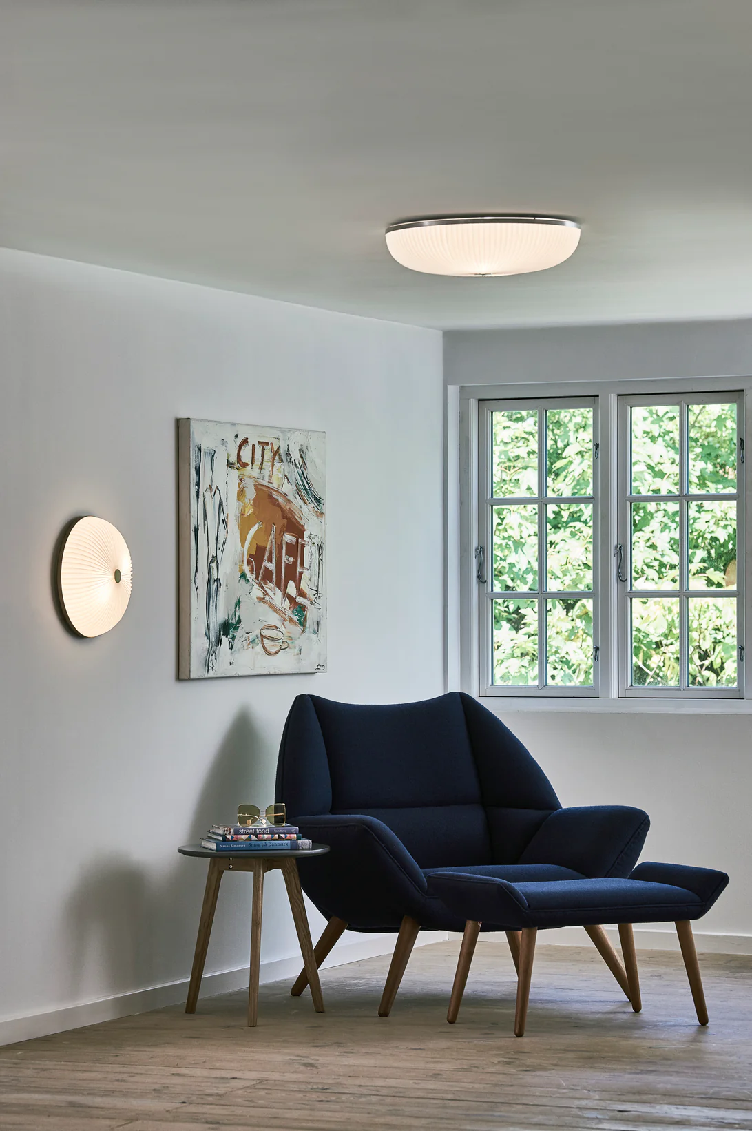 Lampa ścienna MODEL 235 LAMELLA biały ze złotym - Image 4