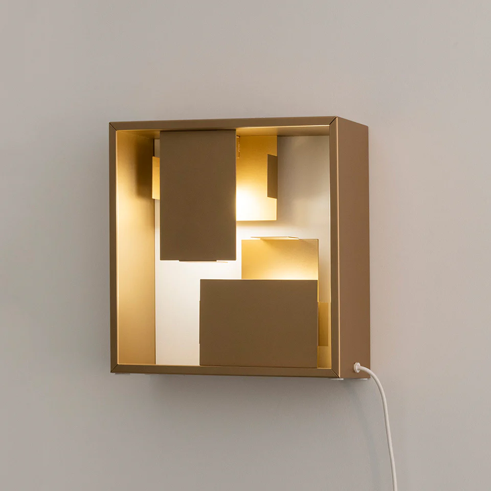 Lampa dekoracyjna FATO złoty - Image 4