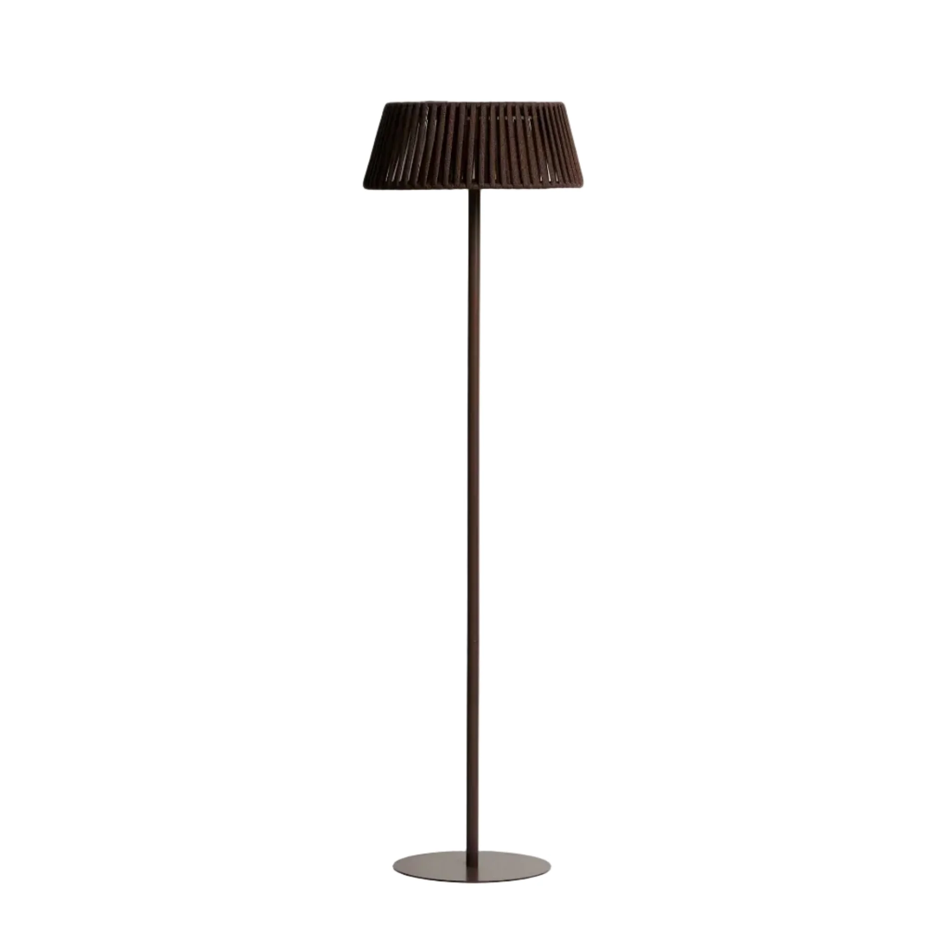 Lampa ogrodowa podłogowa solarna ALDET brązowy