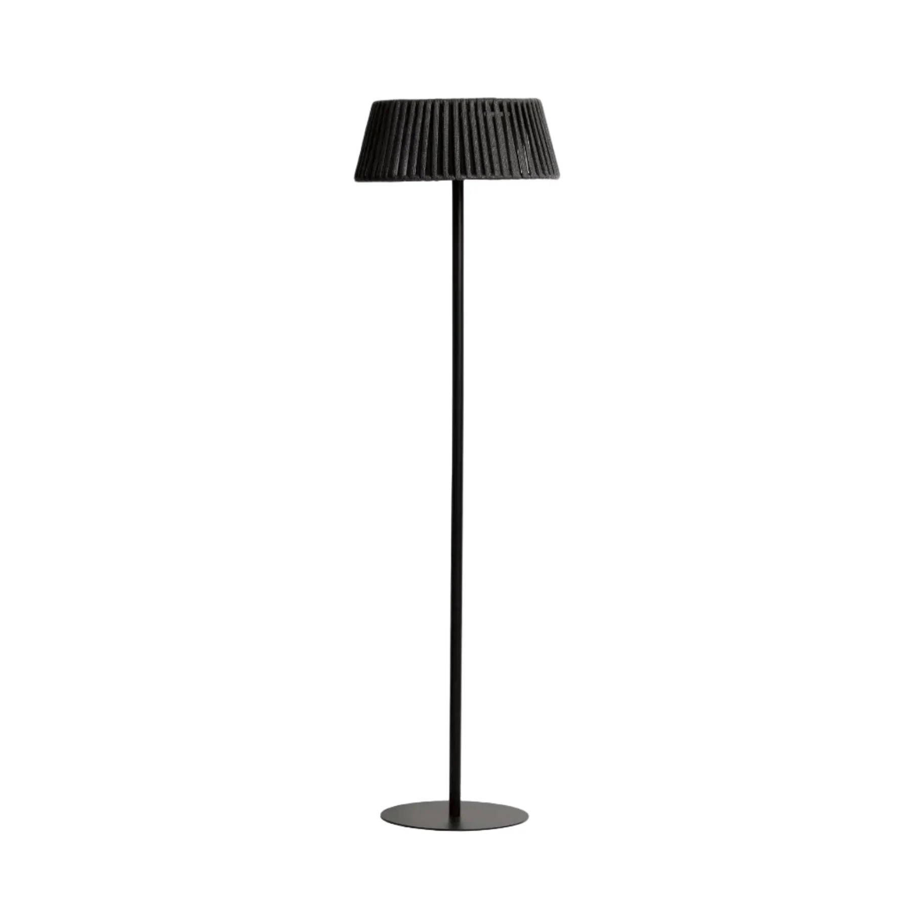 Lampa ogrodowa podłogowa solarna ALDET czarny