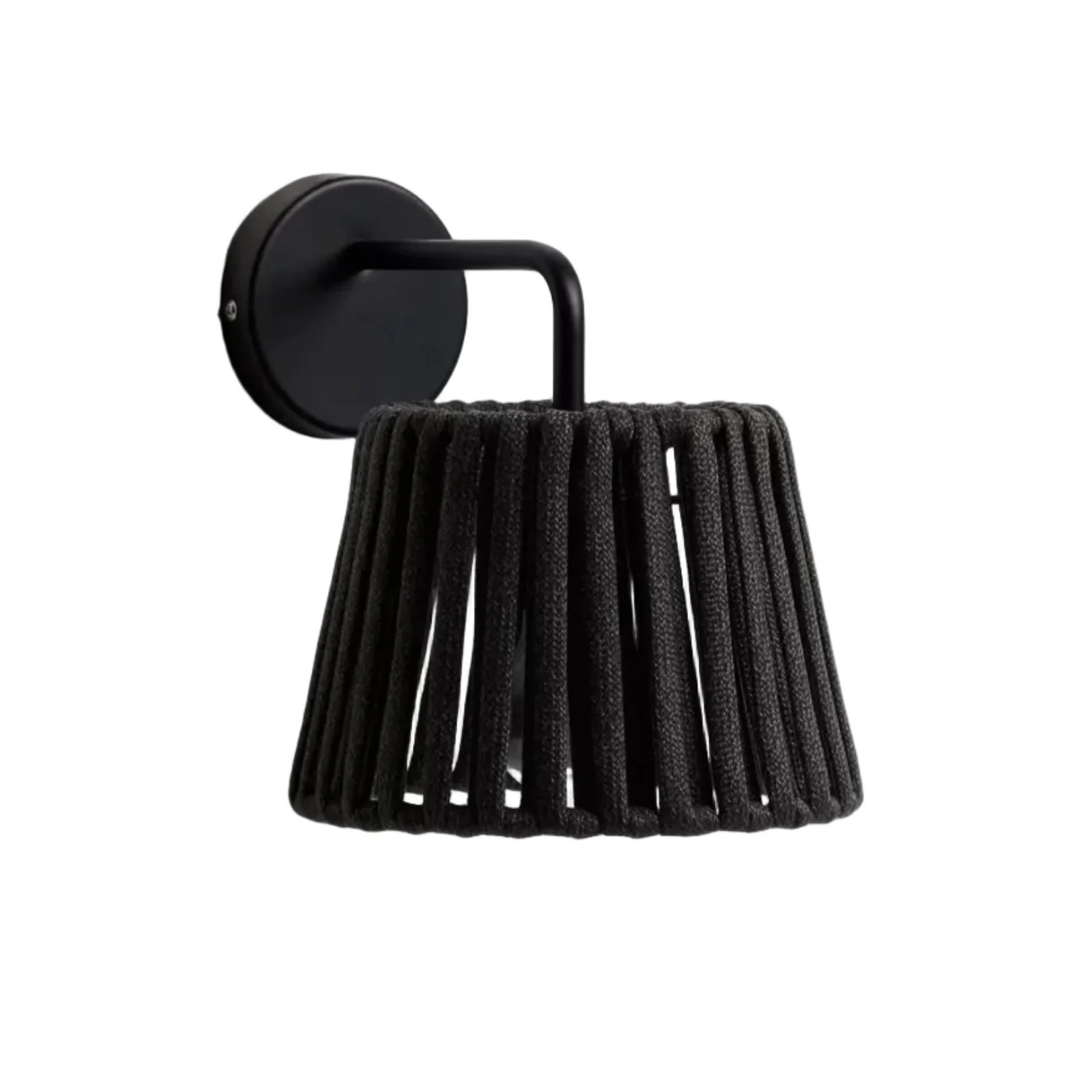 Lampa ogrodowa ścienna solarna ALDET czarny