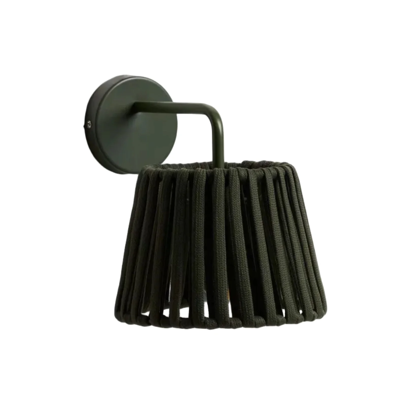 Lampa ogrodowa ścienna solarna ALDET zielony