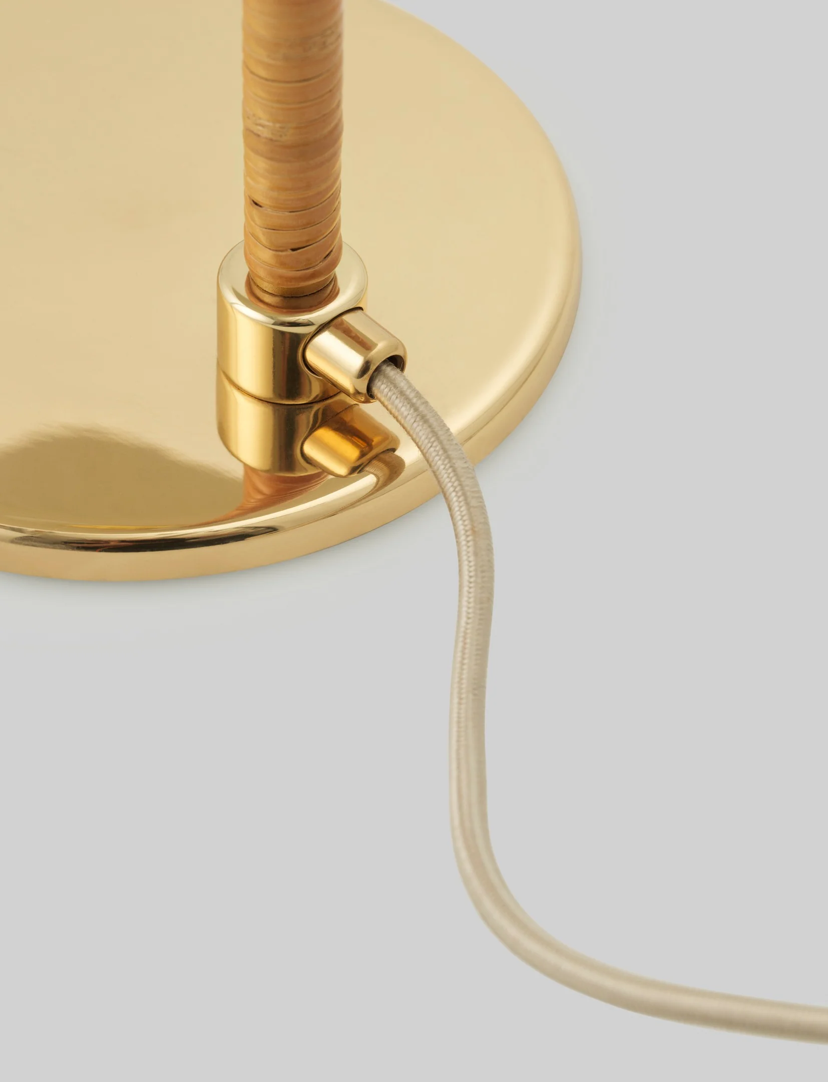 Lampa podłogowa 9602 mosiądz z bambusowym kloszem - Image 12