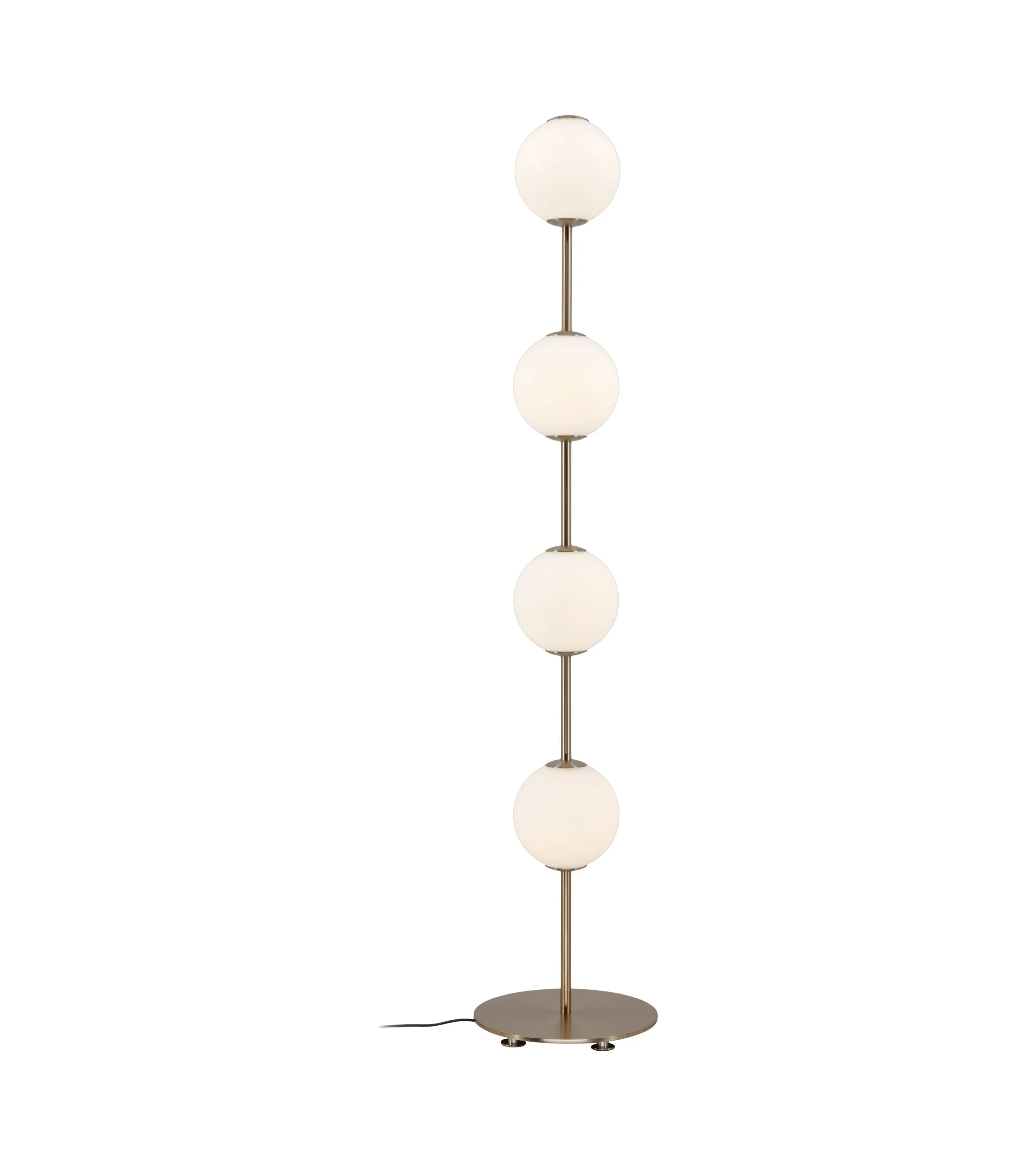Lampa podłogowa AUDREY biały ze złotą wstawką - Image 7