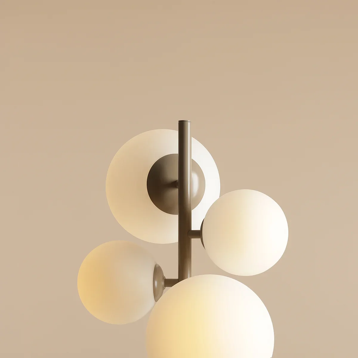 Lampa podłogowa BLOOM beżowy - Image 4