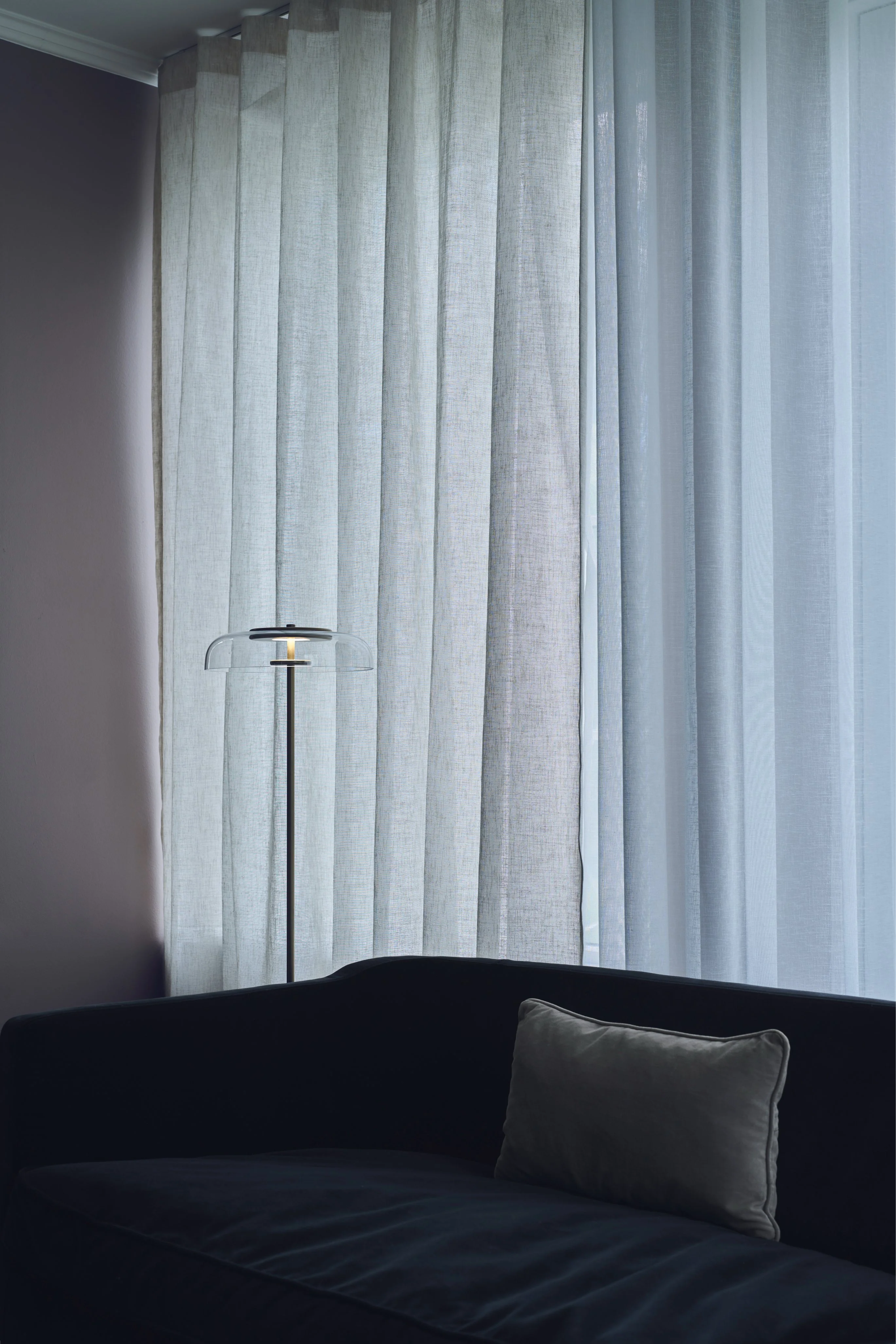 Lampa podłogowa BLOSSI złoty z transparentnym szkłem - Image 5