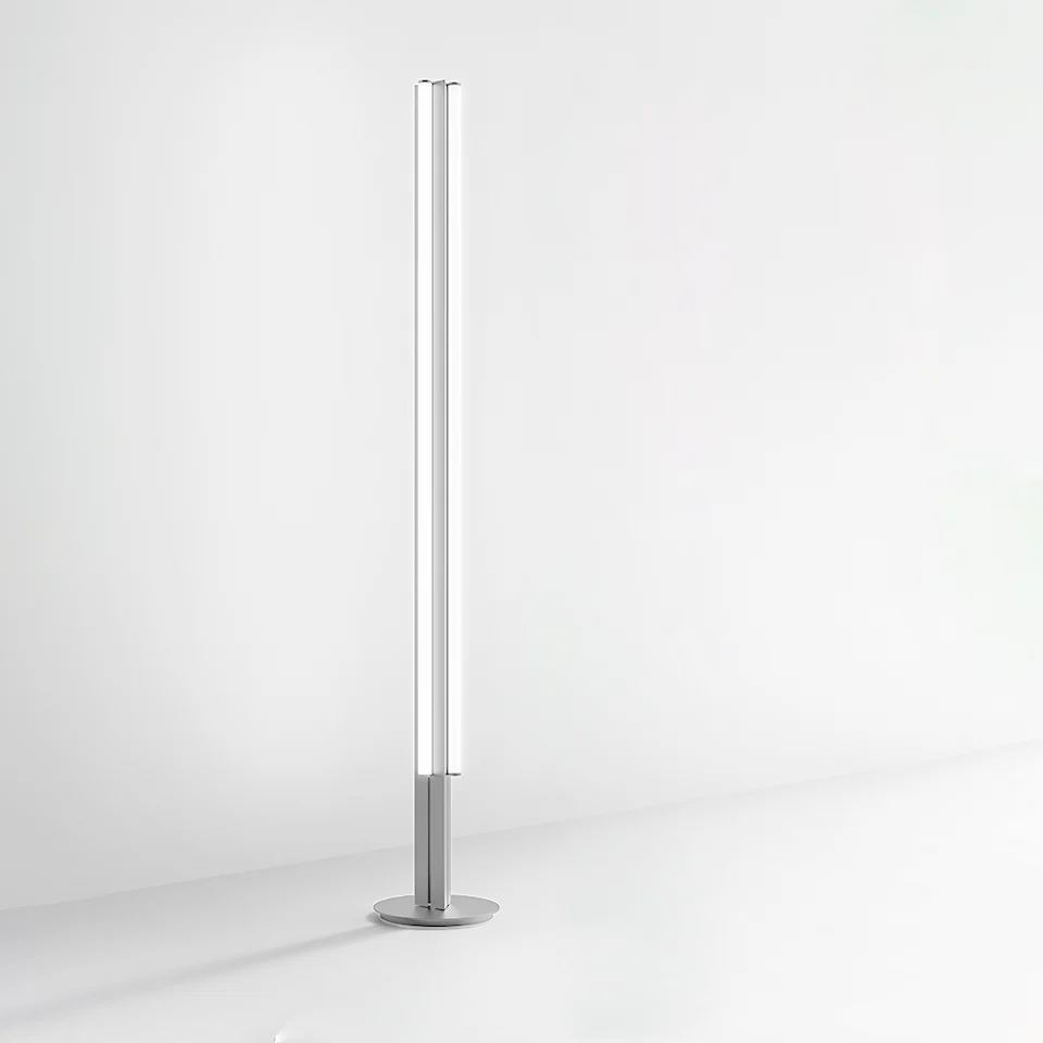 Lampa podłogowa DREISPITZ srebrny - Image 2