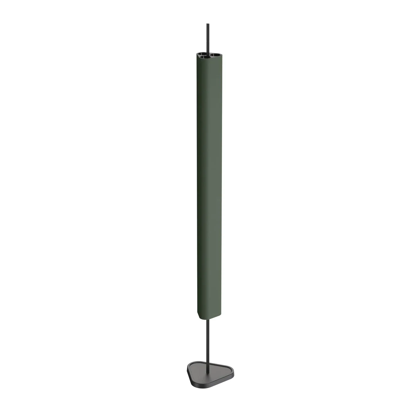 Lampa podłogowa EMI ciemnozielony z czarną podstawą