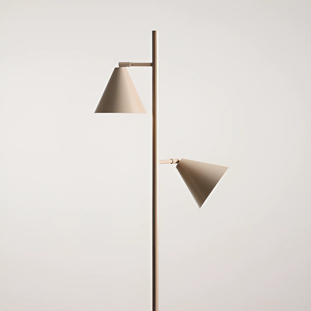 Lampa podłogowa FORM DUO beżowy - Image 2