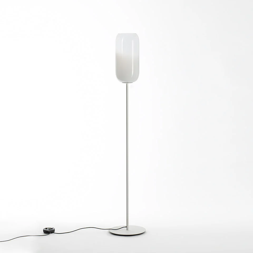 Lampa podłogowa GOPLE biały z białą podstawą - Image 2