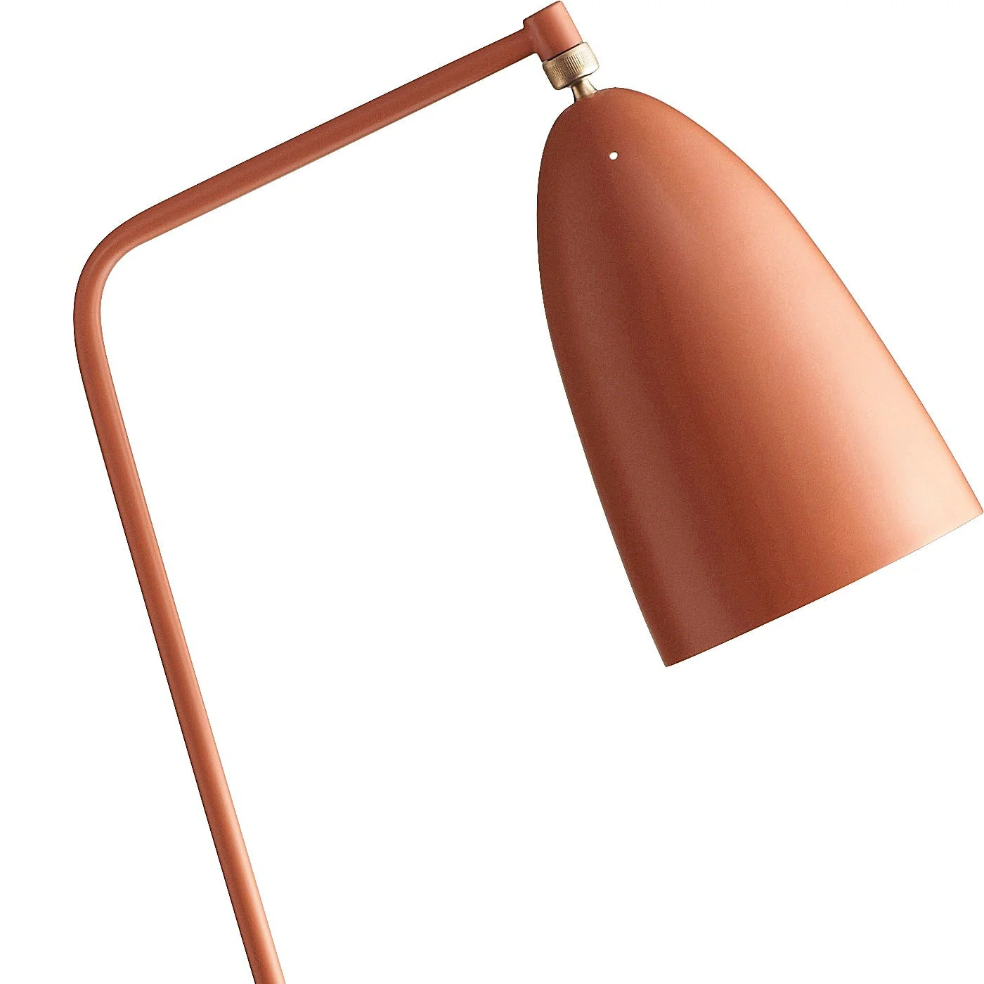 Lampa podłogowa do czytania GRÄSHOPPA pomarańczowy trójnóg - Image 3
