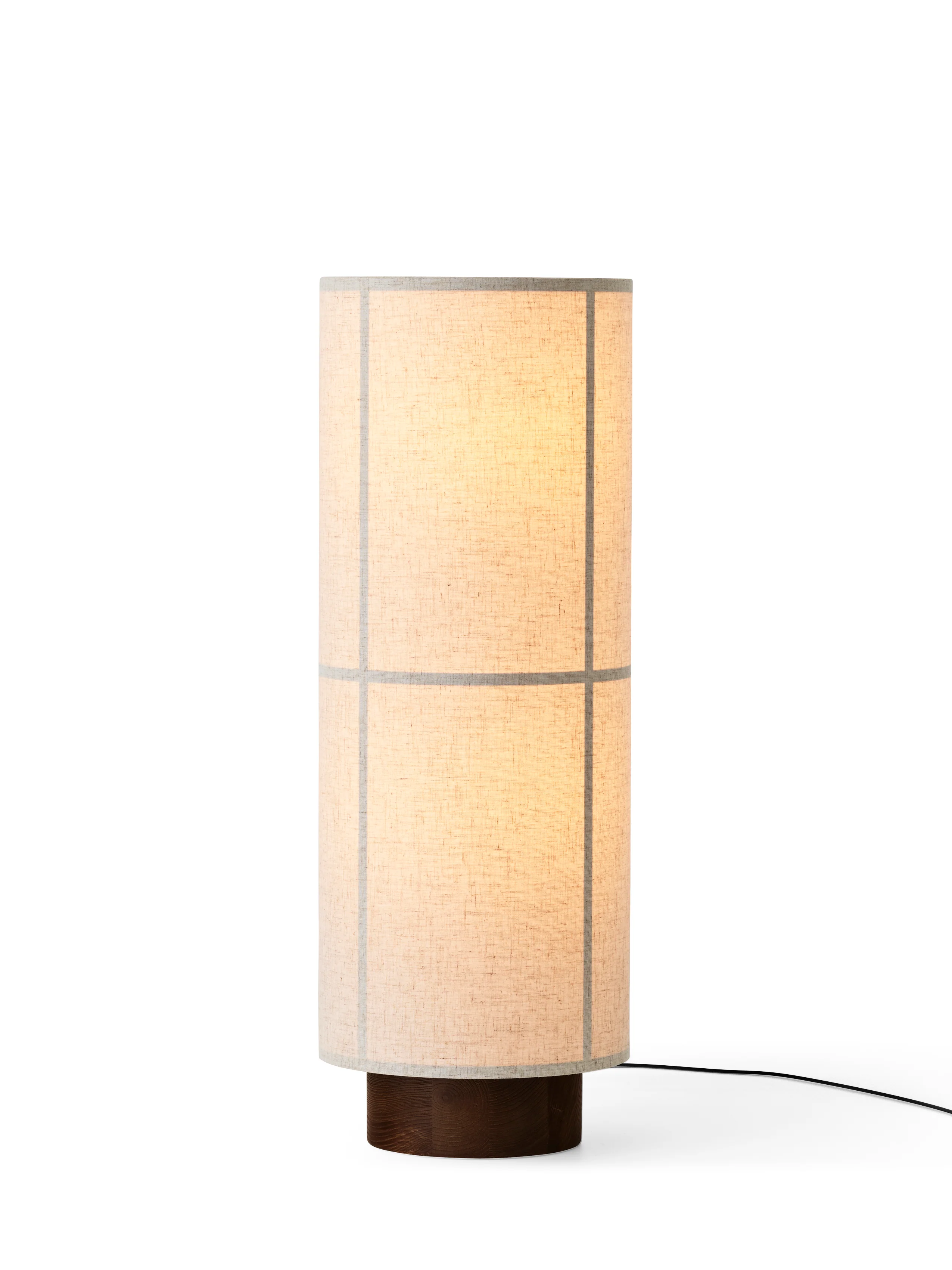 Lampa podłogowa HASHIRA len z jesionową podstawą - Image 3