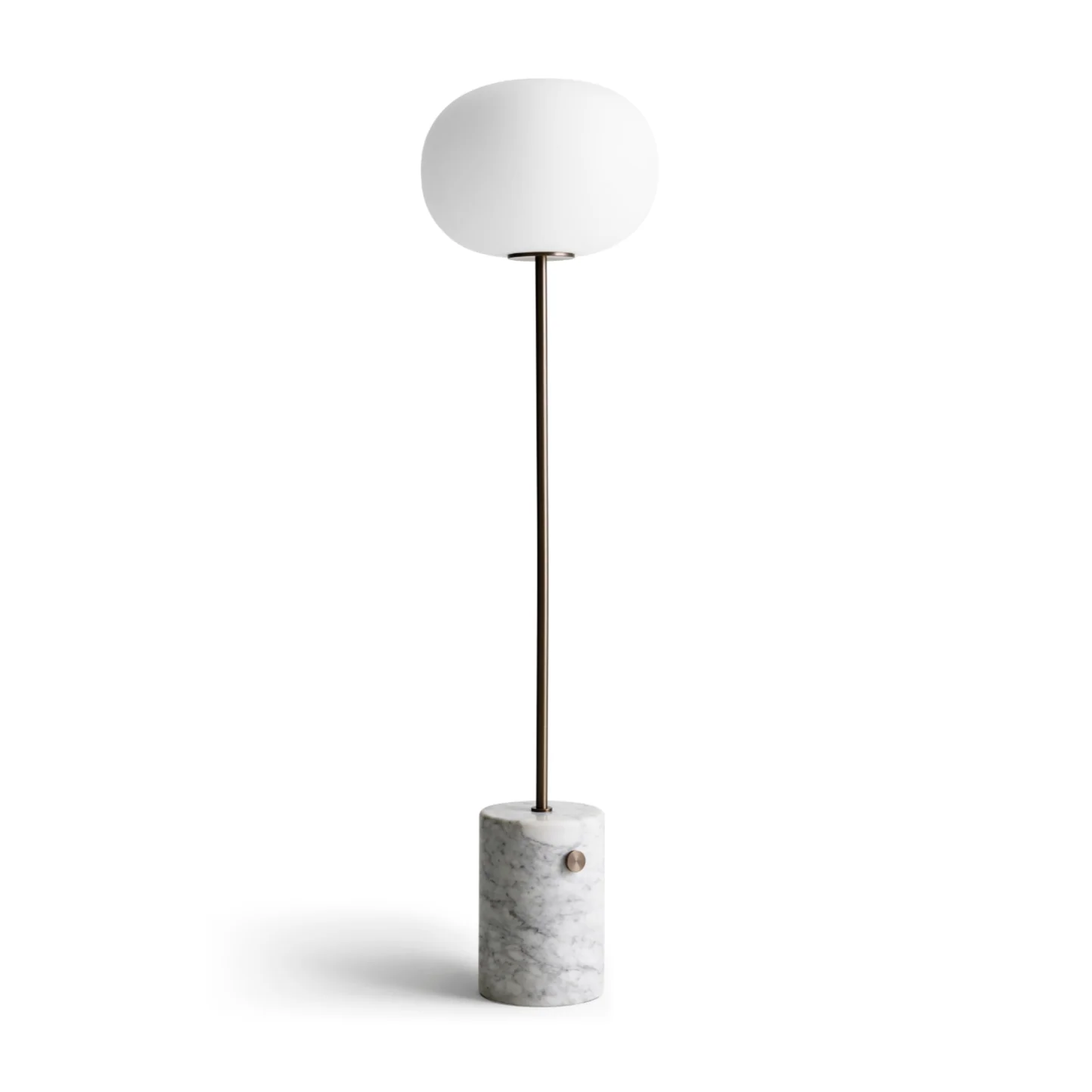 Lampa podłogowa JWDA biały marmur