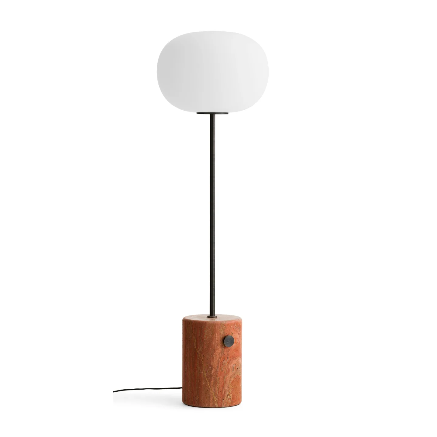 Lampa podłogowa JWDA czerwony trawertyn