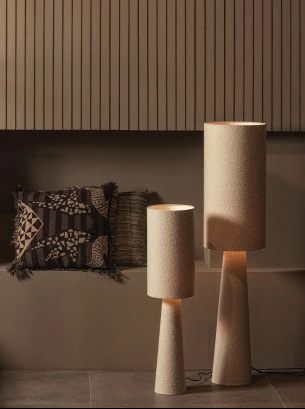 Lampa podłogowa LOFT beżowy boucle - Image 5