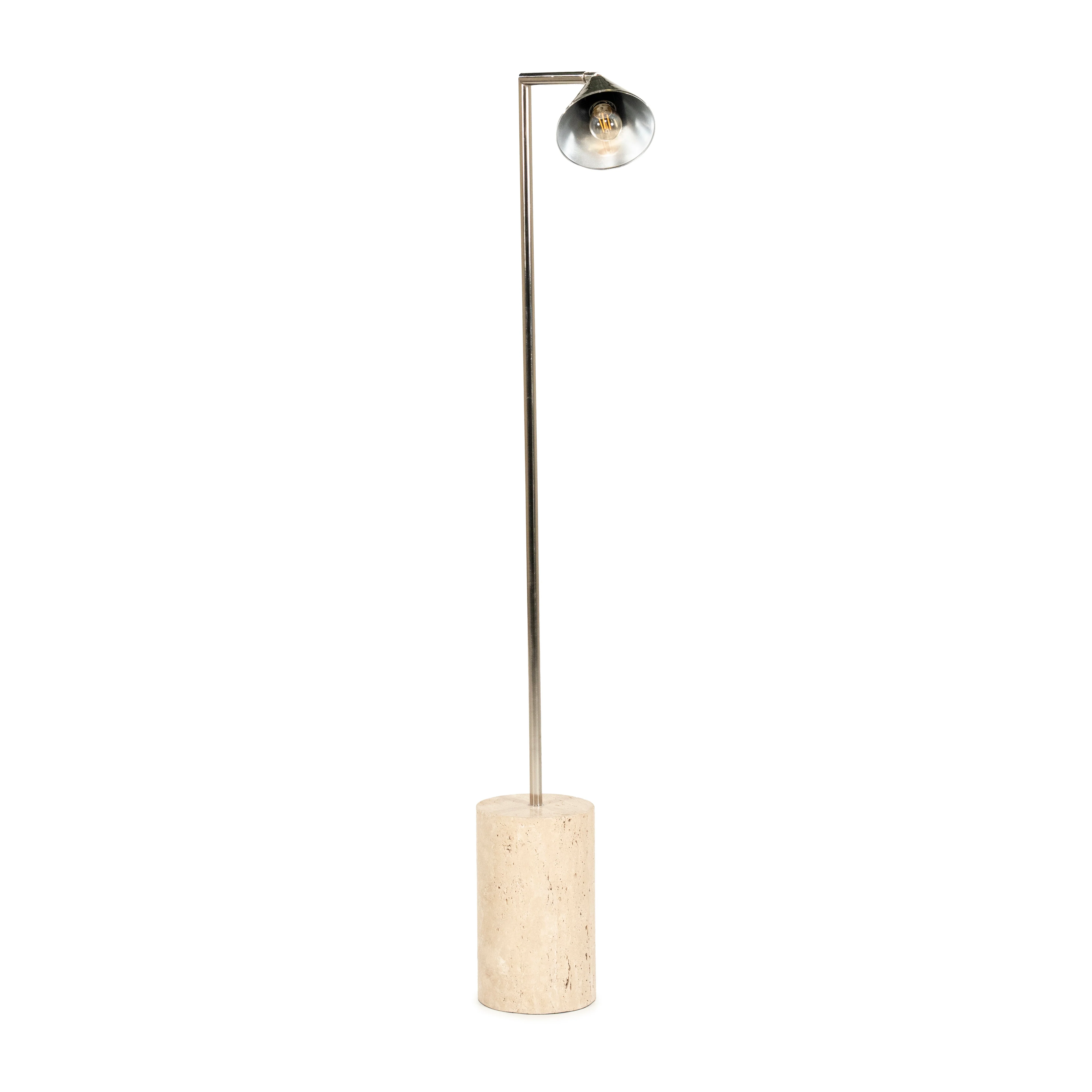 Lampa podłogowa LUMINA beżowy marmur