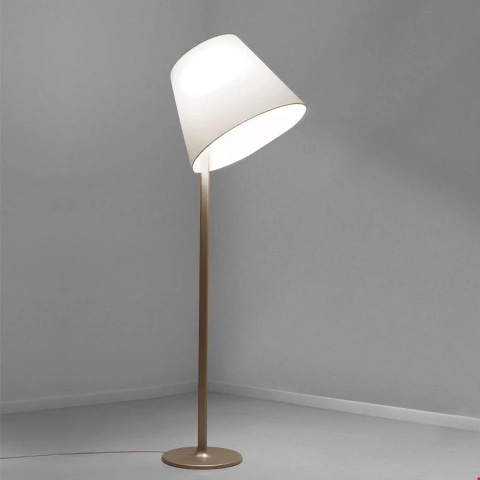 Lampa podłogowa MELAMPO brązowa podstawa - Image 4