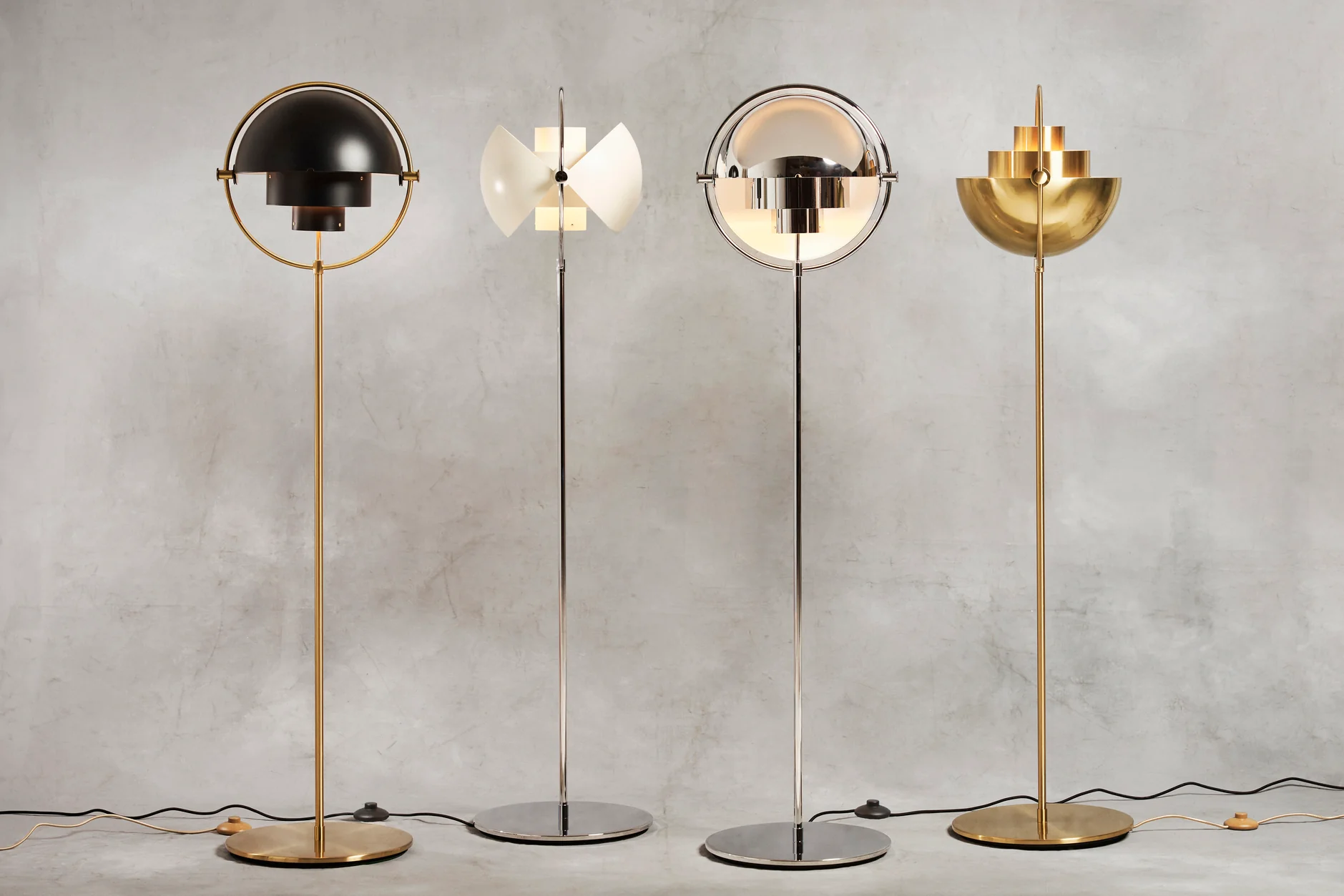 Lampa podłogowa MULTI-LITE chrom - Image 2