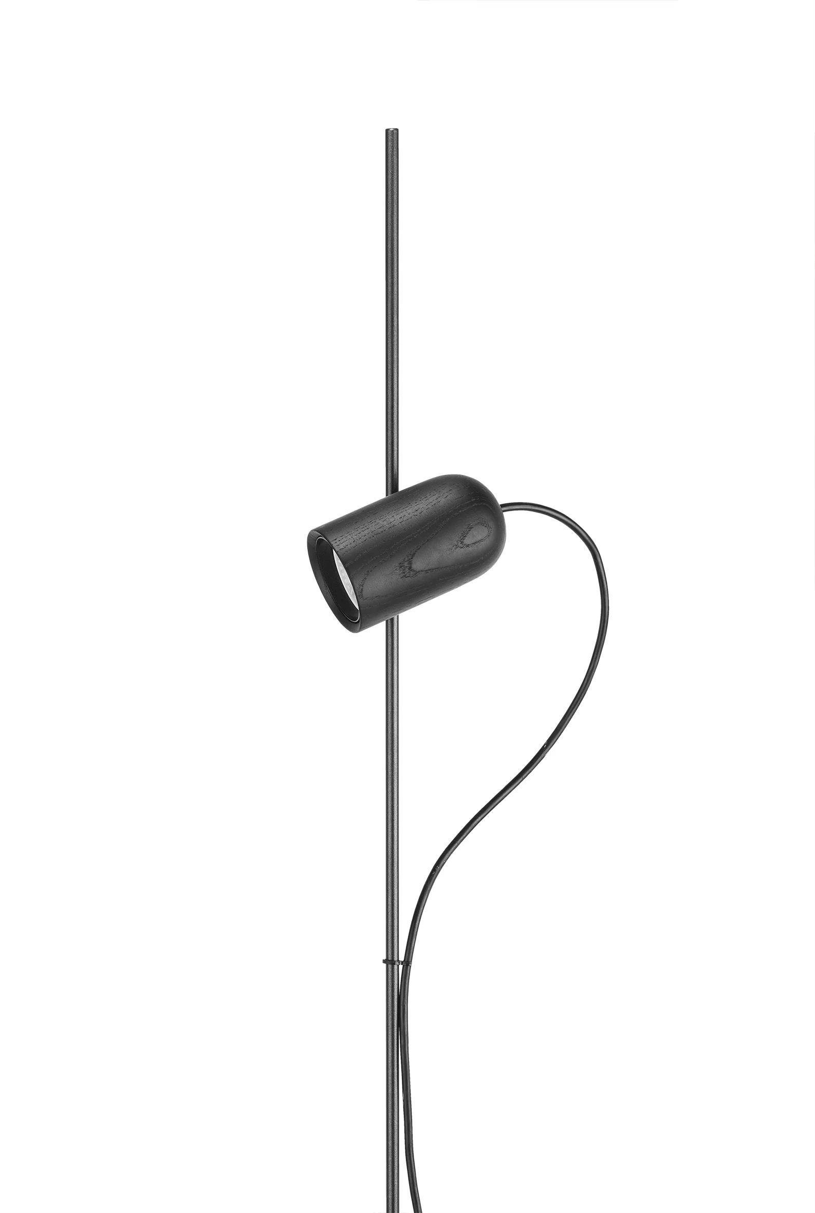 Lampa podłogowa ONFA czarne drewno jesionowe z grafitowym wykończeniem - Image 5