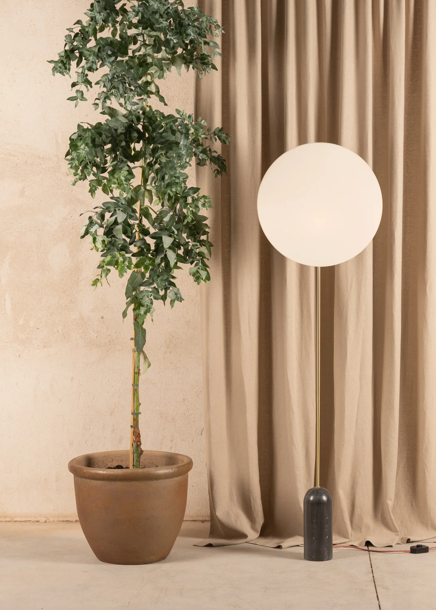 Lampa podłogowa PENDOLO czarny marmur - Image 3