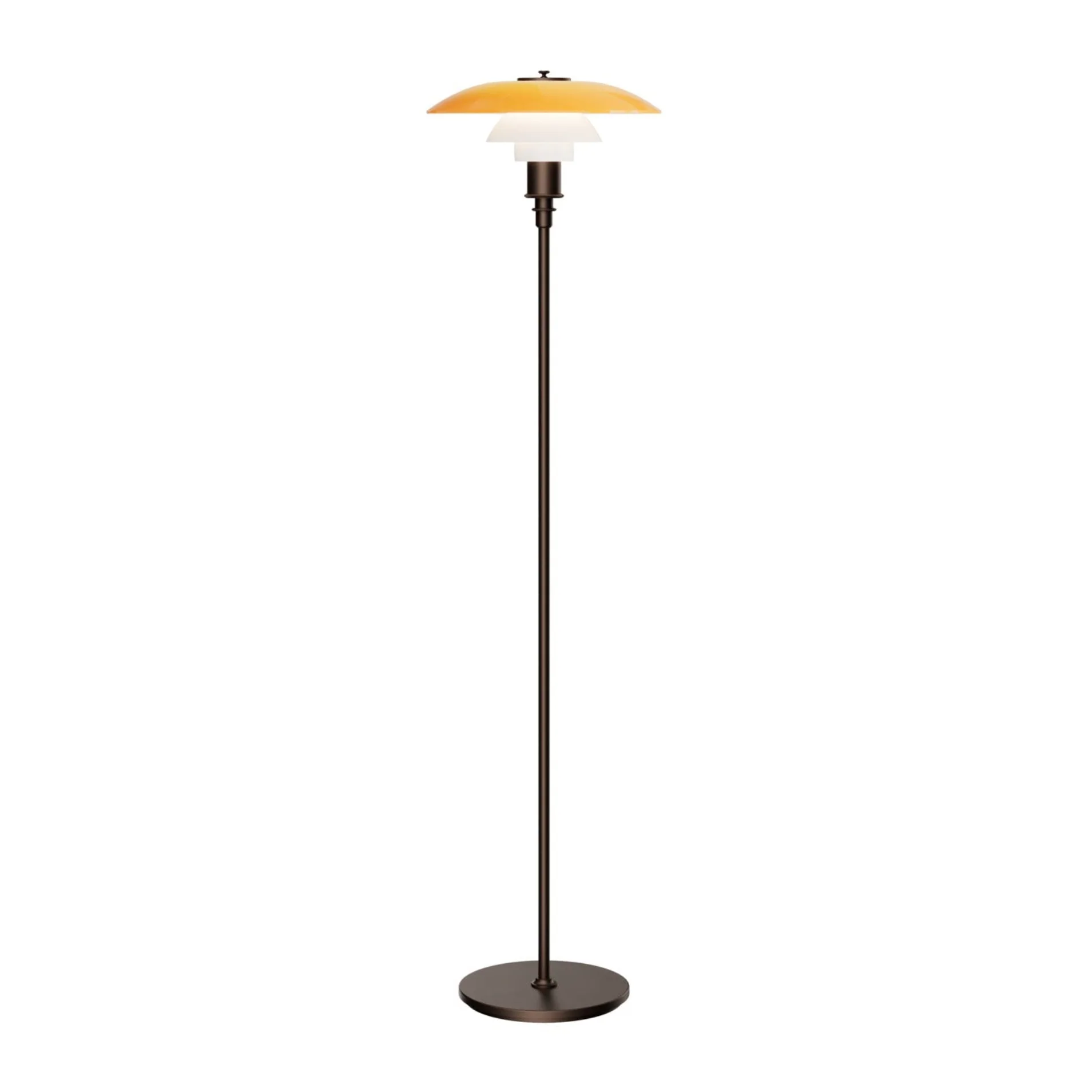 Lampa podłogowa PH 3½-2½ bursztynowy