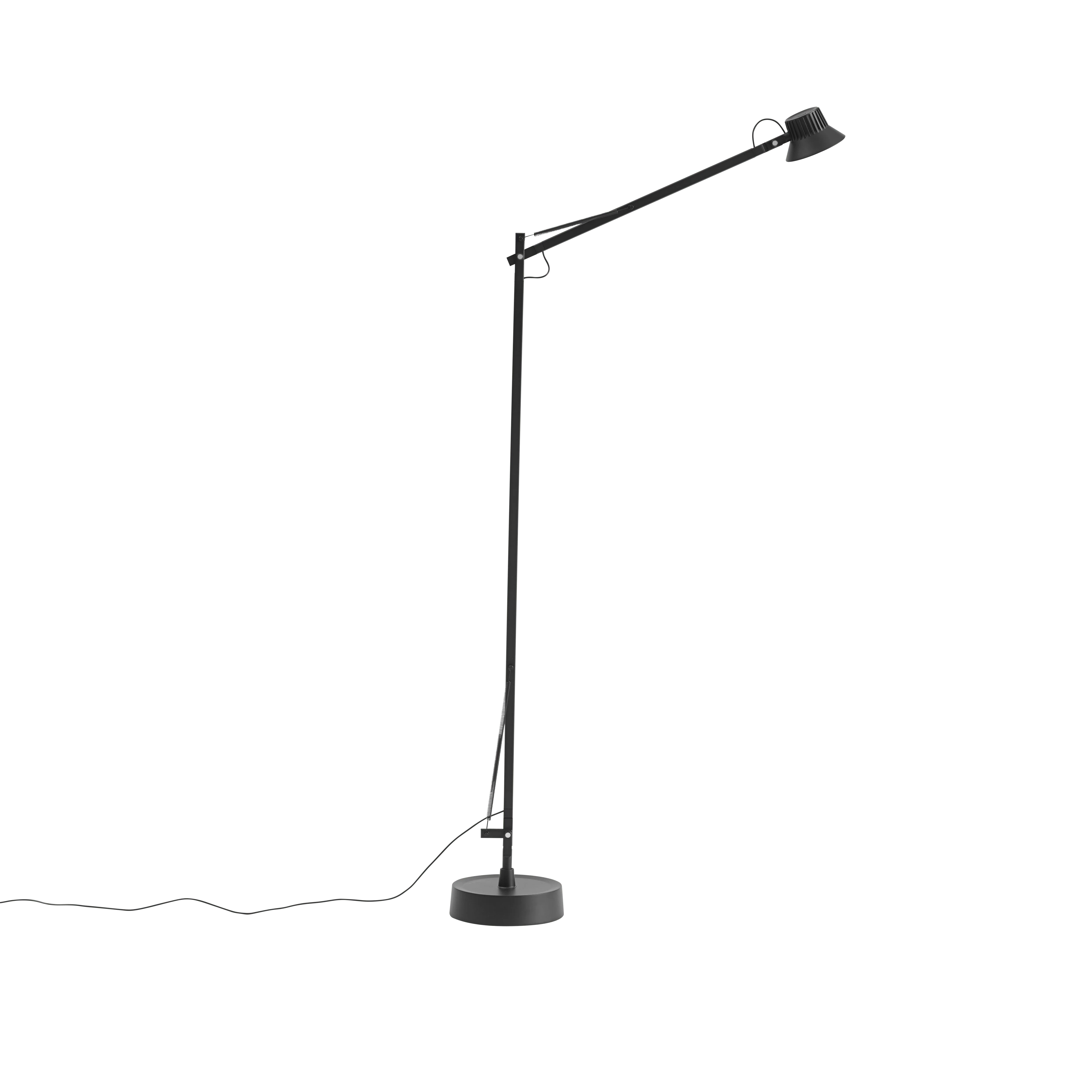Lampa podłogowa do czytania regulowana DEDICATE czarny - Image 15