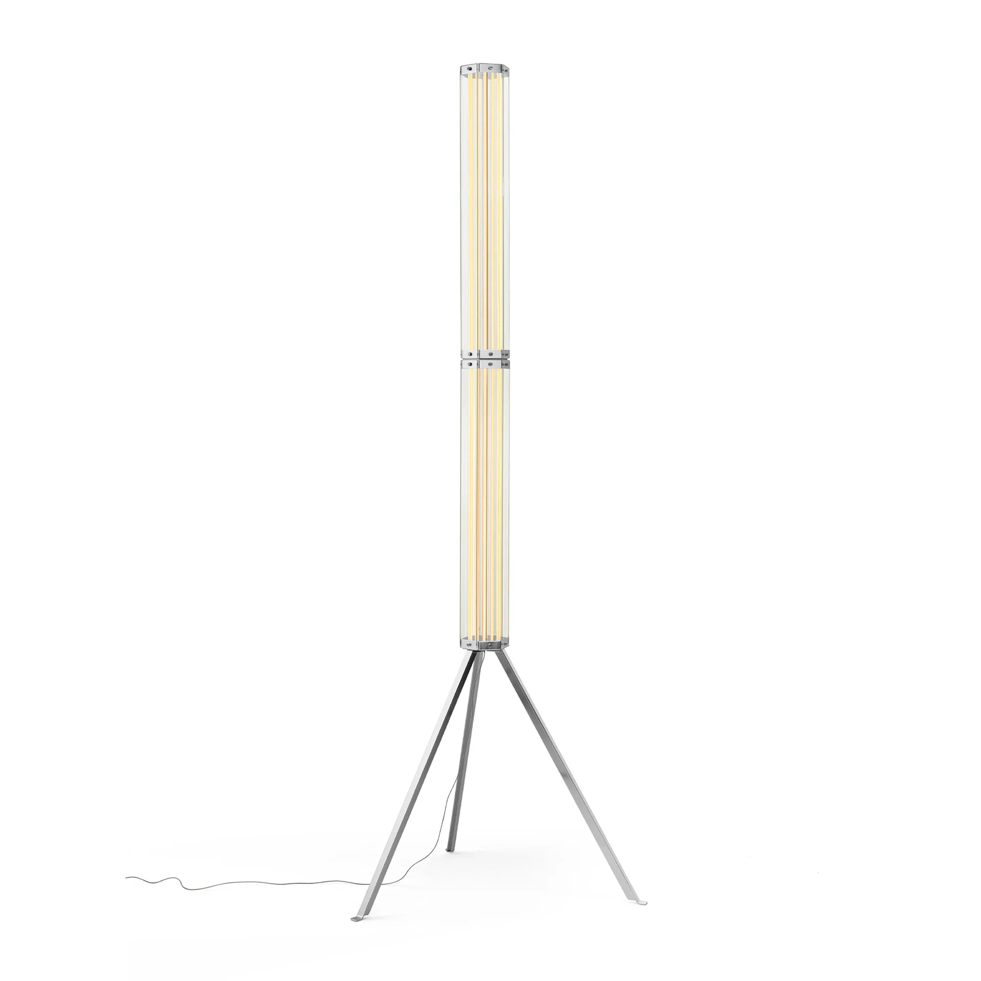 Lampa podłogowa SUPERWIRE szkło z metalową podstawą