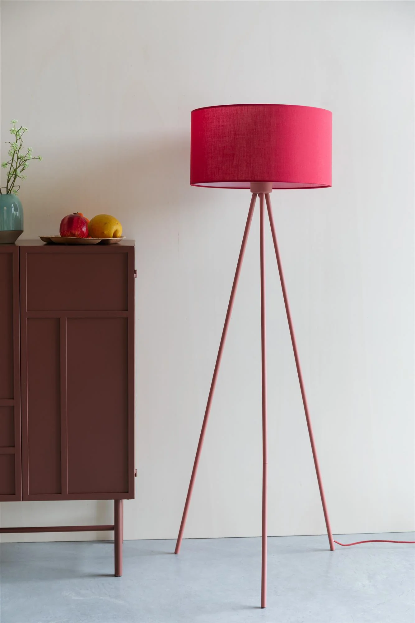Lampa podłogowa trójnóg SUSIE rubinowy - Image 2