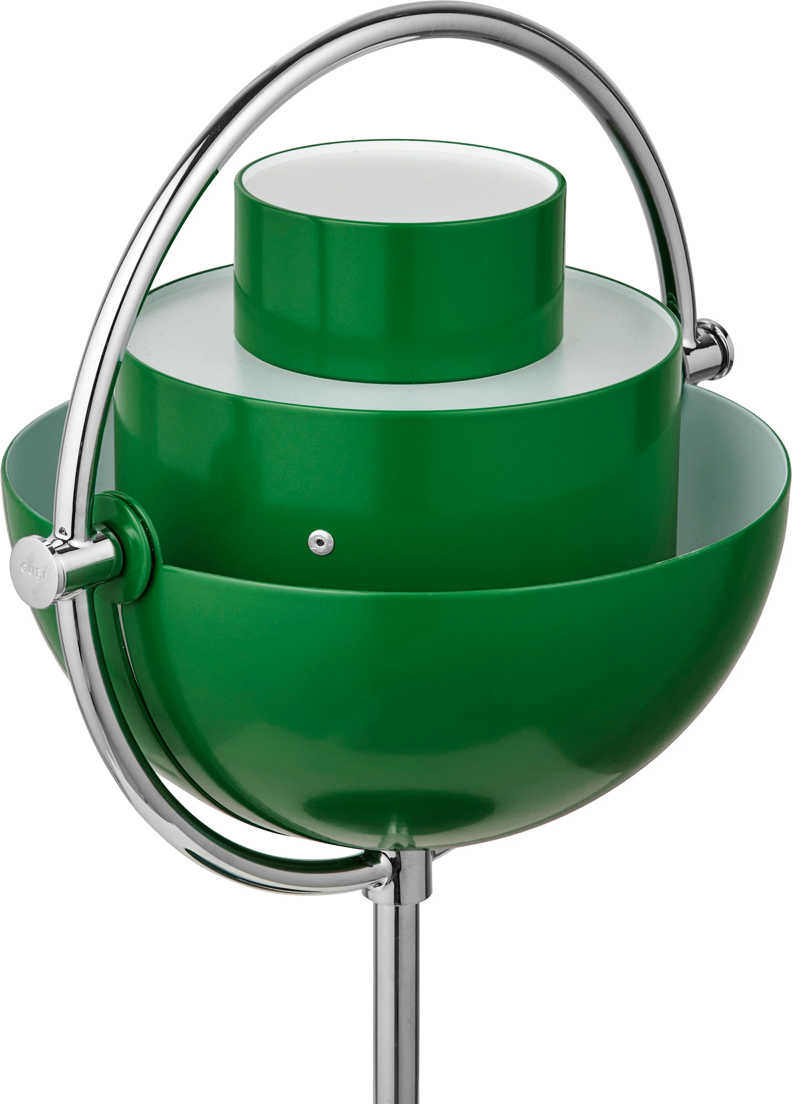 Lampa przenośna MULTI-LITE zielony z chromowaną podstawą - Image 3
