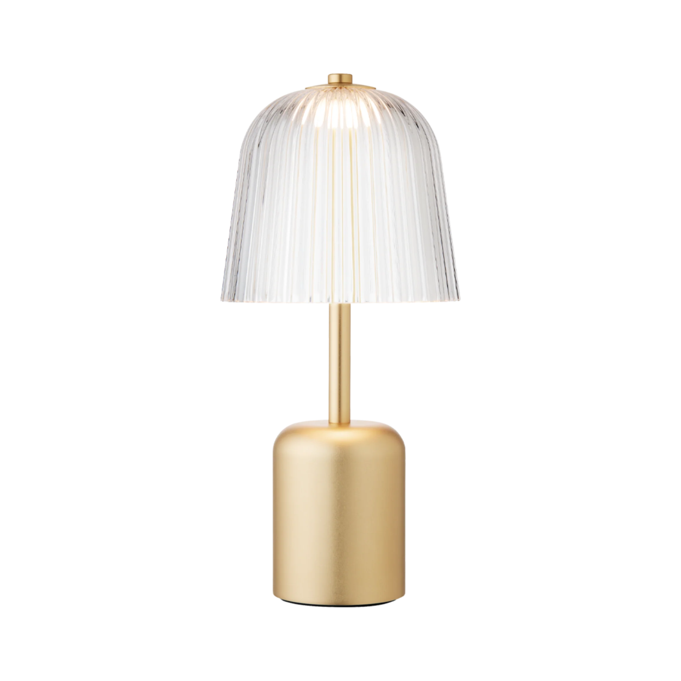 Lampa przenośna ASTEEA złoty z transparentnym