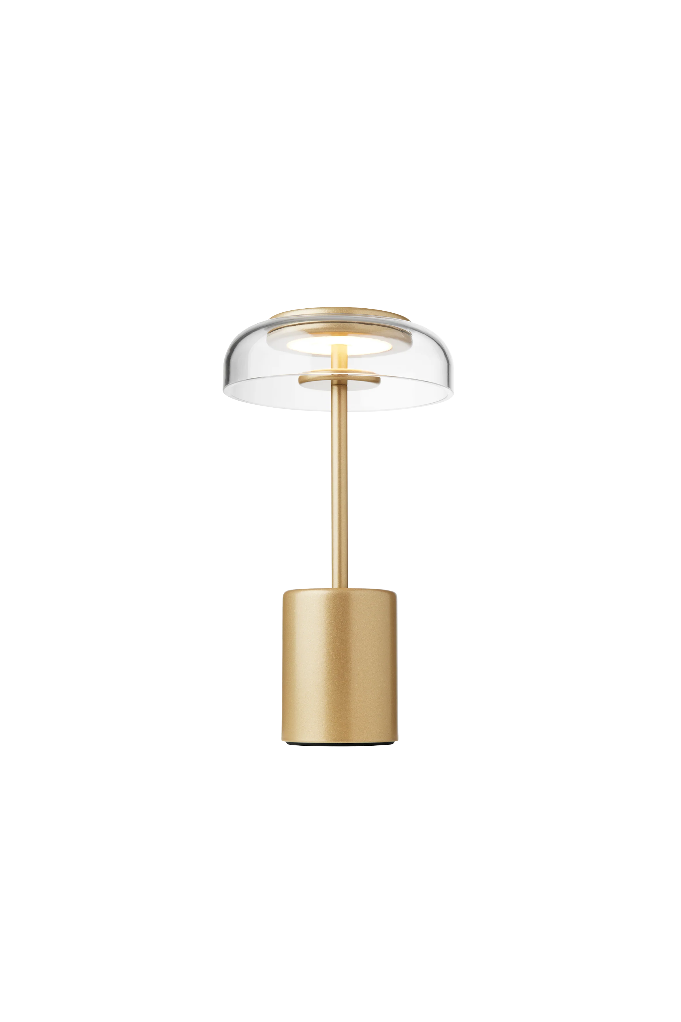 Lampa przenośna BLOSSI złoty z transparentnym szkłem - Image 4