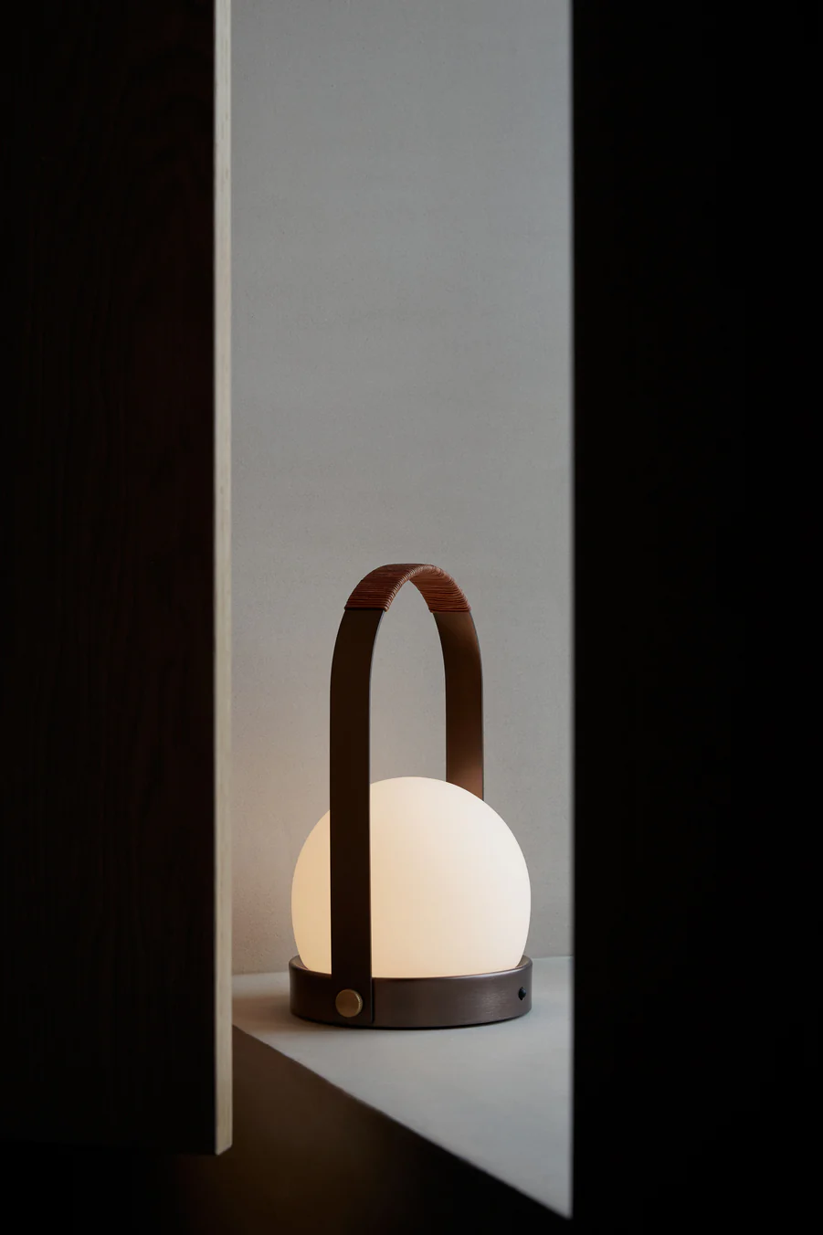 Lampa przenośna CARRIE brązowany mosiądz - Image 11