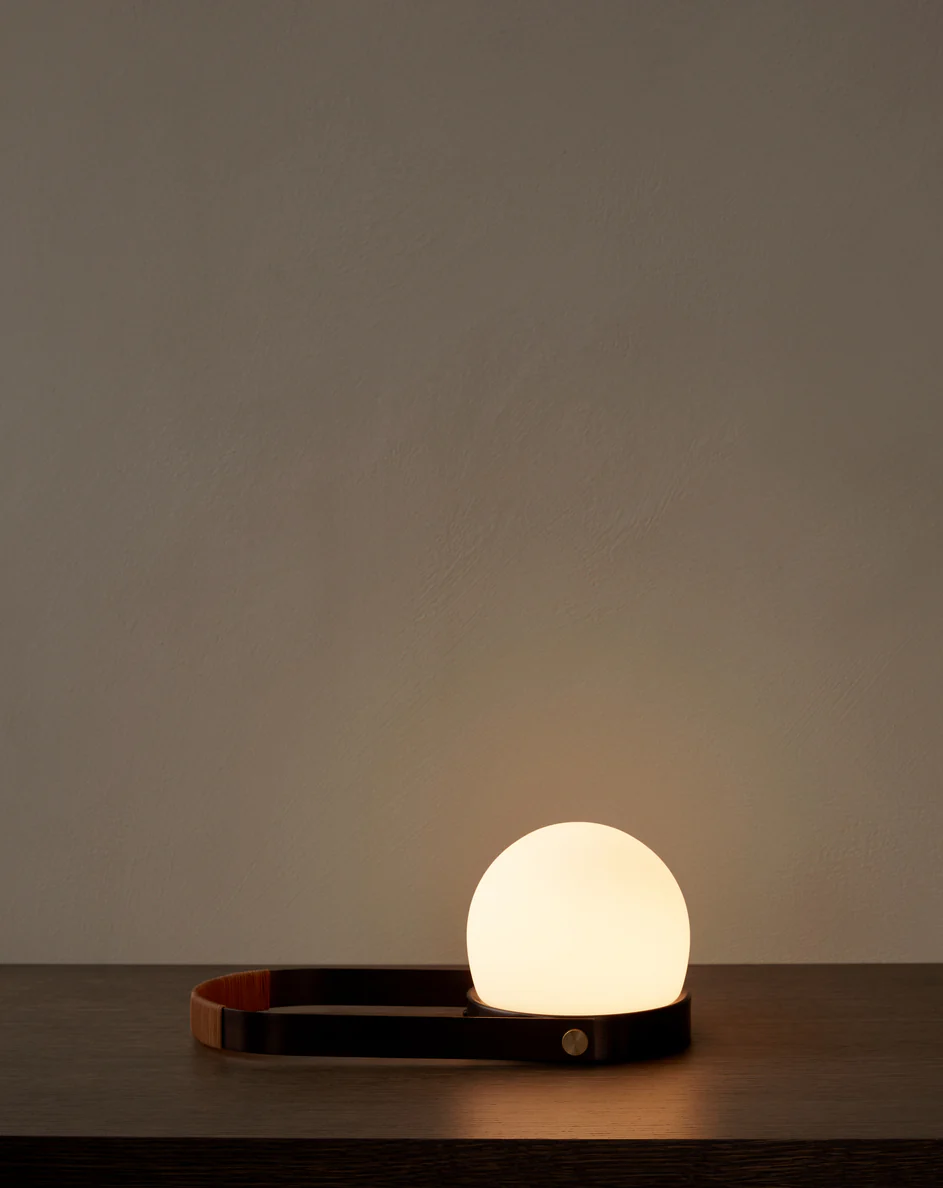 Lampa przenośna CARRIE brązowany mosiądz - Image 9