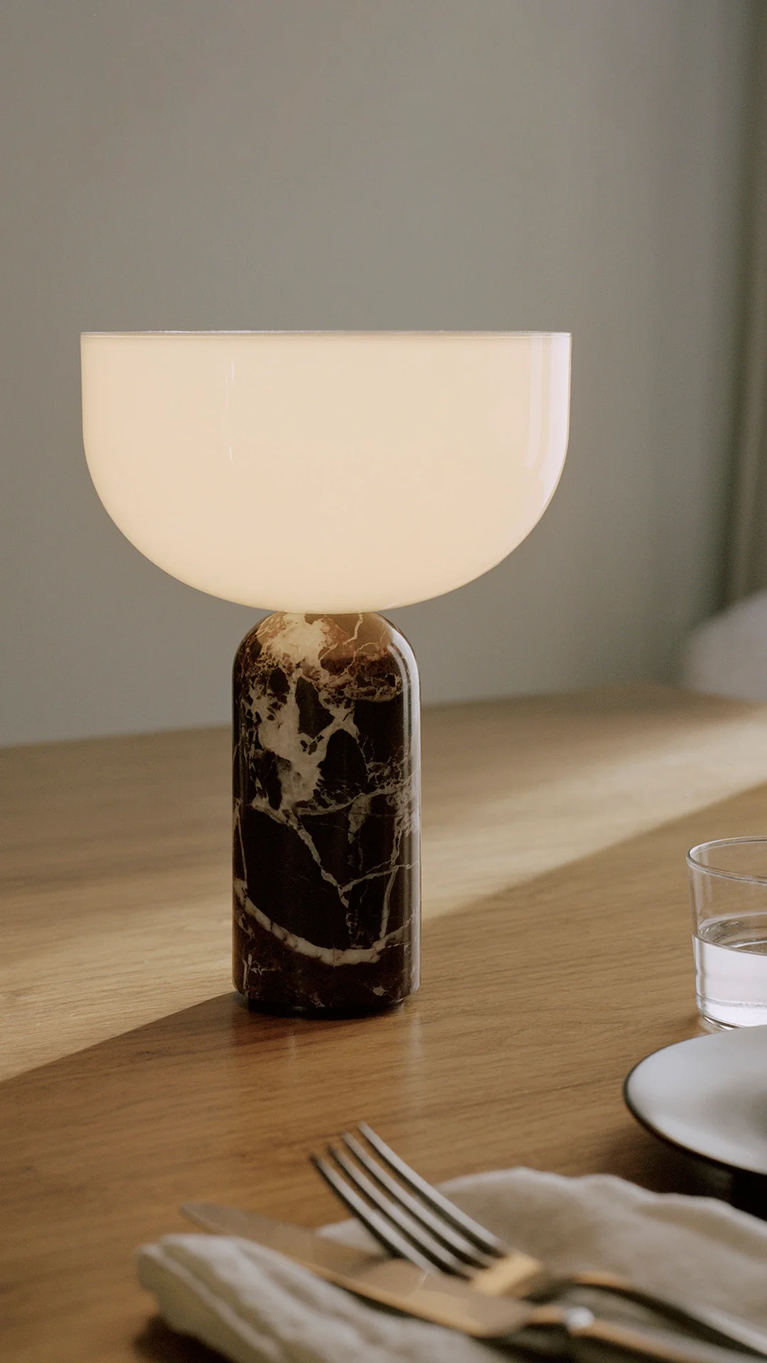 Lampa przenośna KIZU bordowy marmur - Image 4