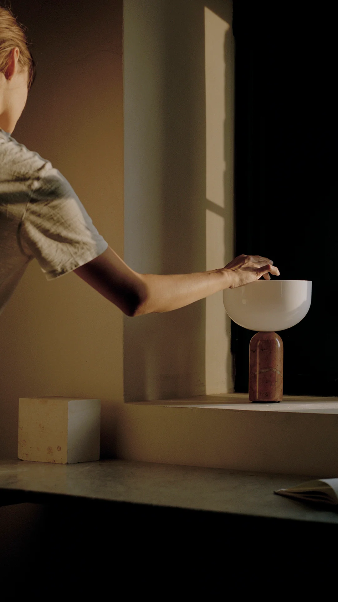 Lampa przenośna KIZU ceglany marmur - Image 11