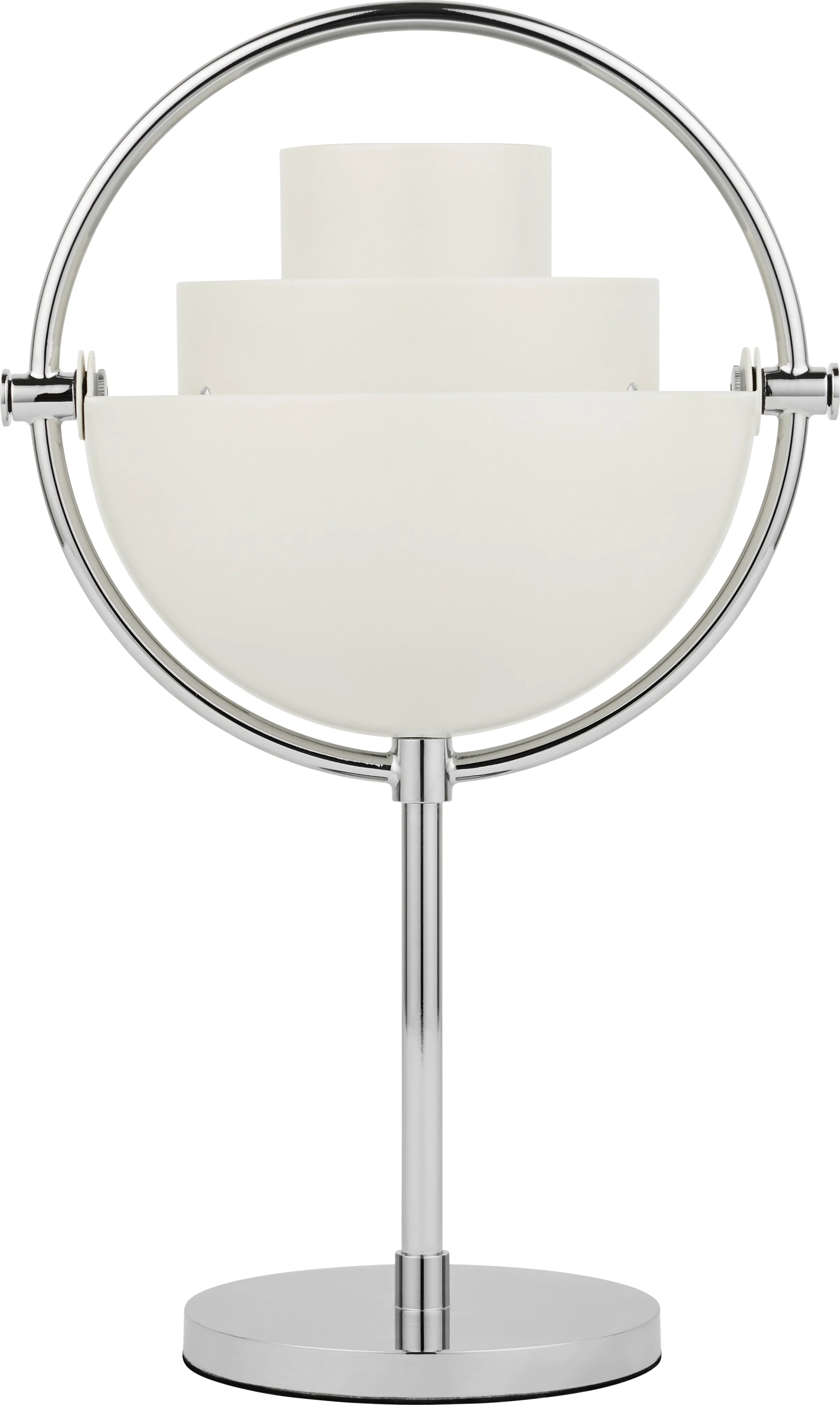 Lampa przenośna MULTI-LITE biały z chromowaną podstawą - Image 4