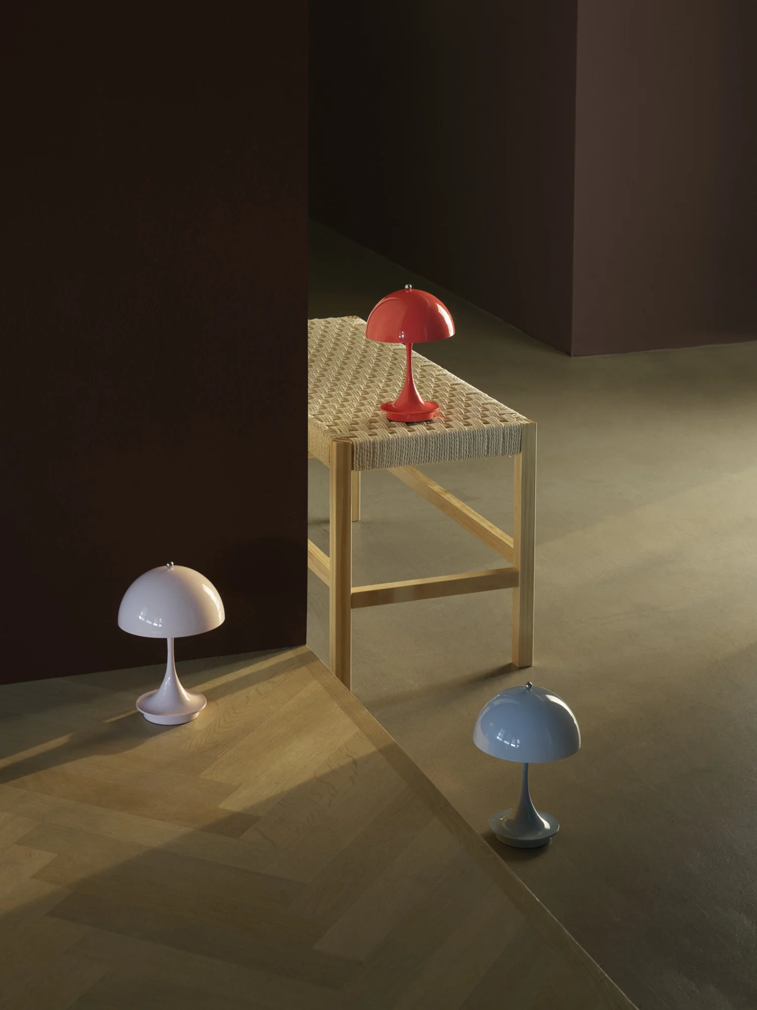 Lampa przenośna PANTHELLA 160 błękitny opal - Image 2