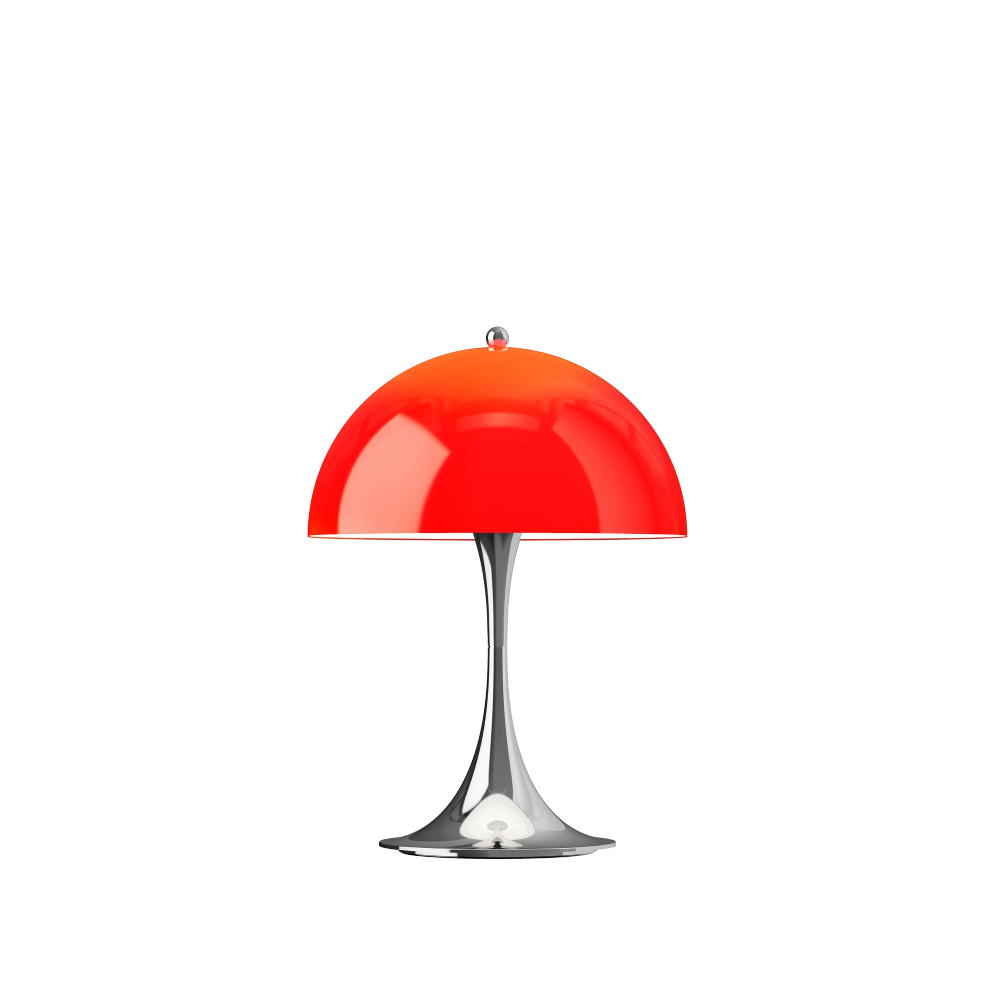 Lampa przenośna PANTHELLA 250 czerwony z chromowaną podstawą - Image 3