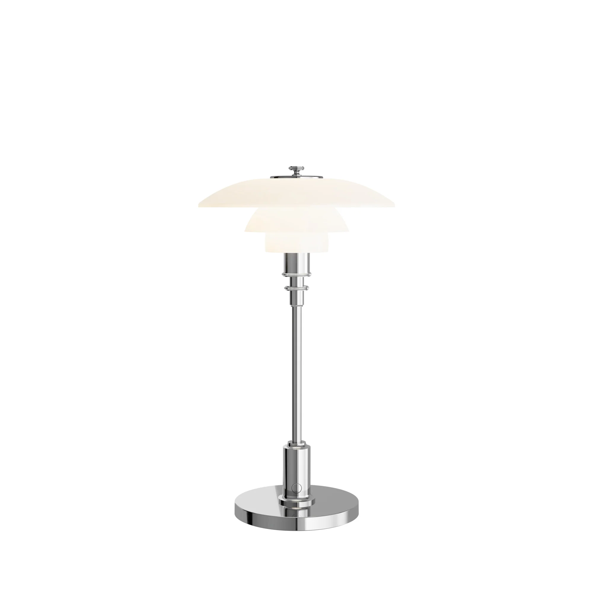 Lampa przenośna PH 2/1 biały z chromowaną podstawą - Image 3