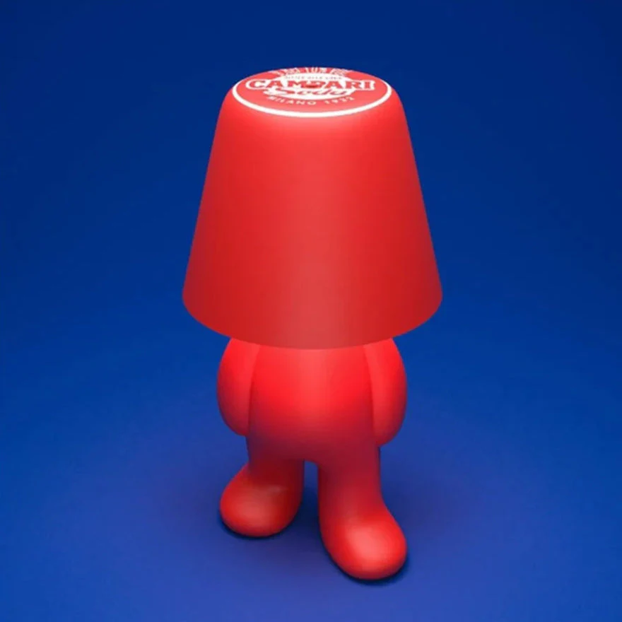 Lampa przenośna SWEET BROTHERS TOM - CAMPARI czerwony - Image 3