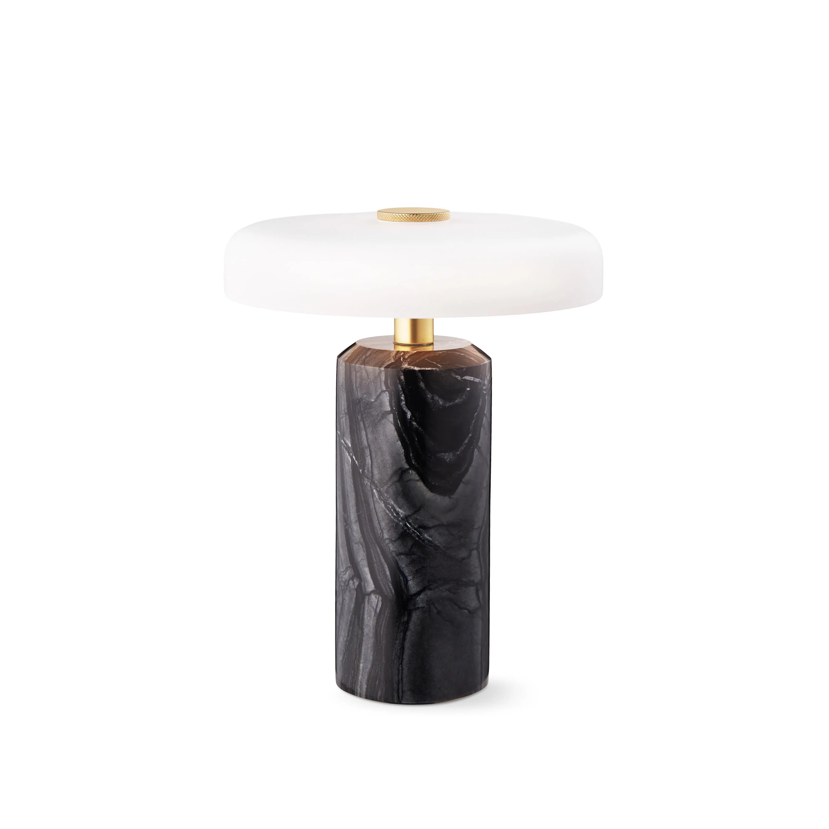 Lampa przenośna TRIP czarny marmur z mlecznobiałym szkłem - Image 3