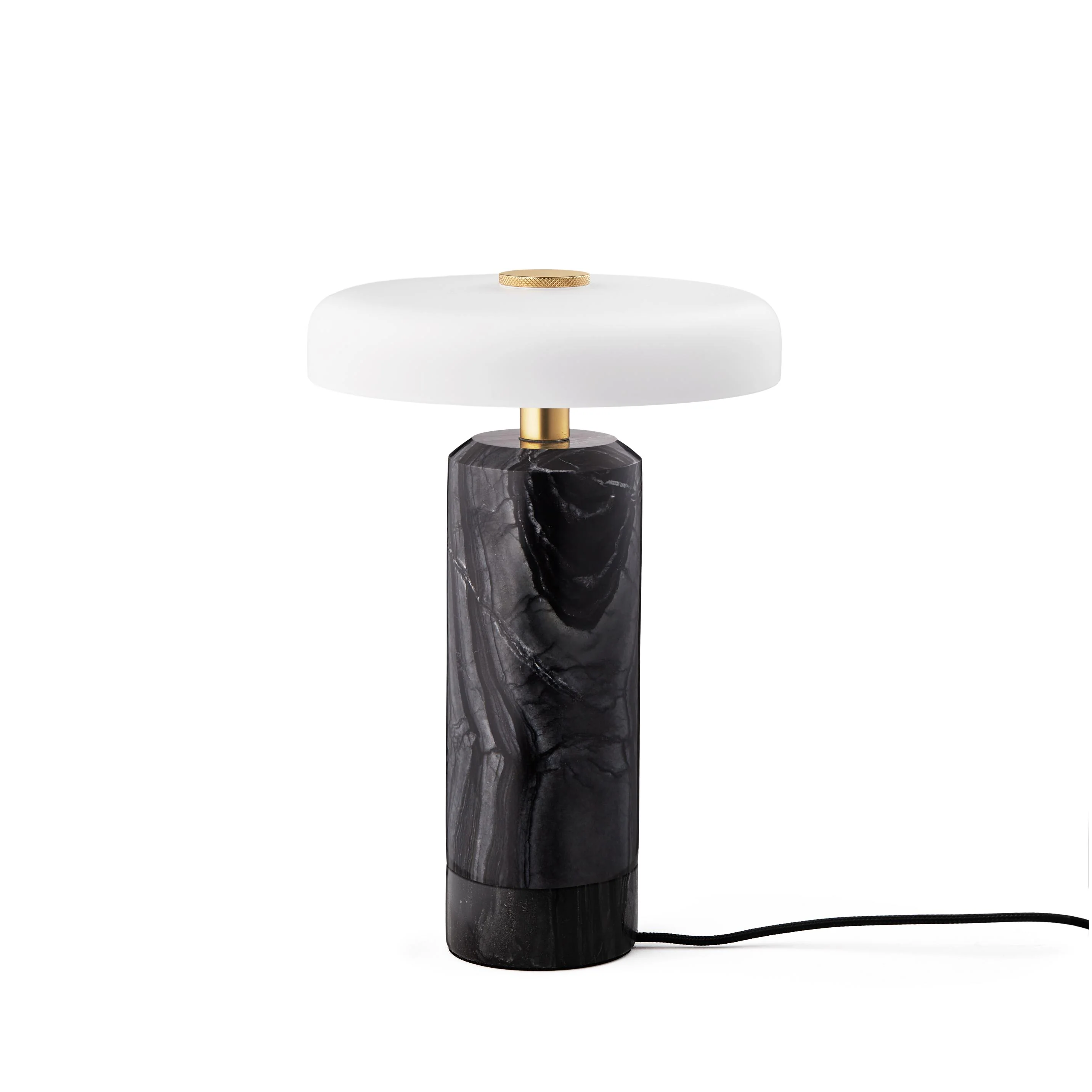Lampa przenośna TRIP czarny marmur z mlecznobiałym szkłem - Image 7