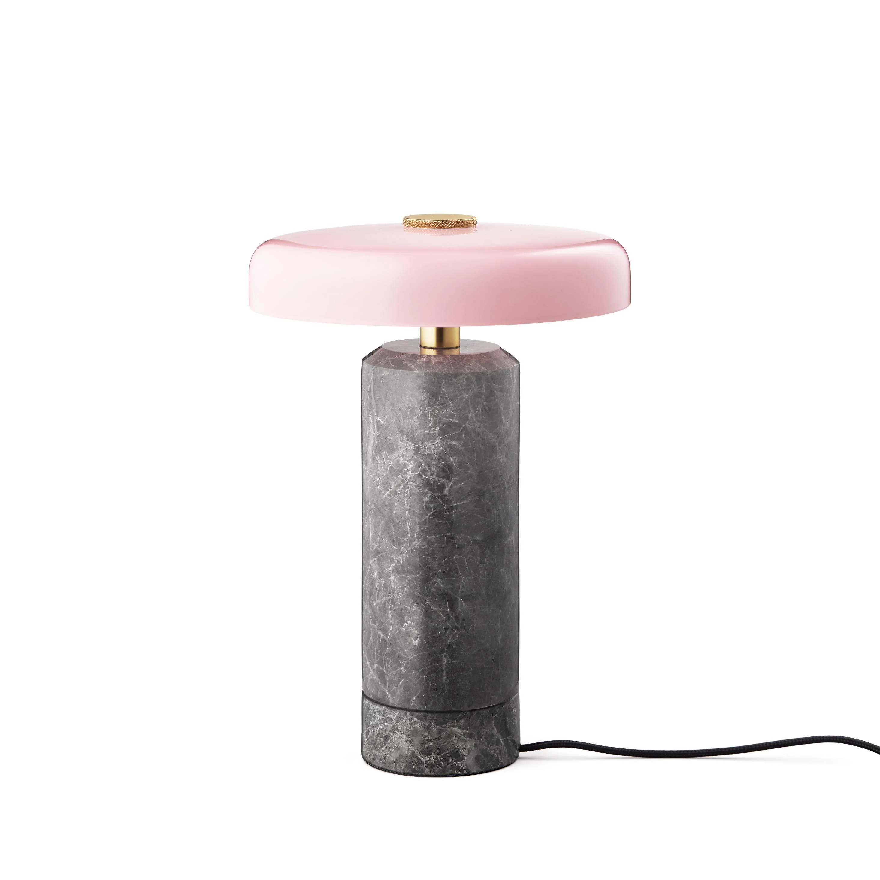 Lampa przenośna TRIP srebrny marmur z różowym szkłem - Image 14
