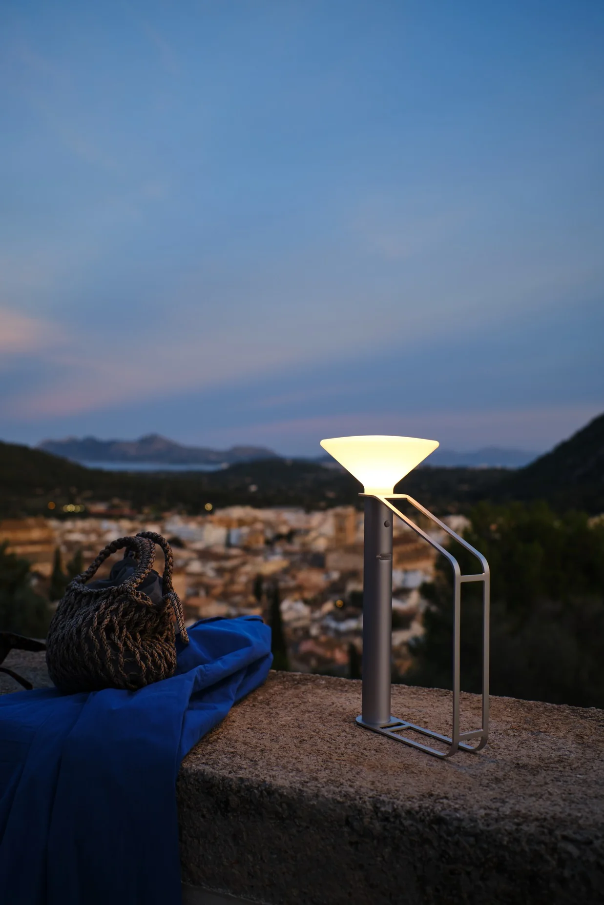 Lampa przenośna zewnętrzna PITON srebrny - Image 3