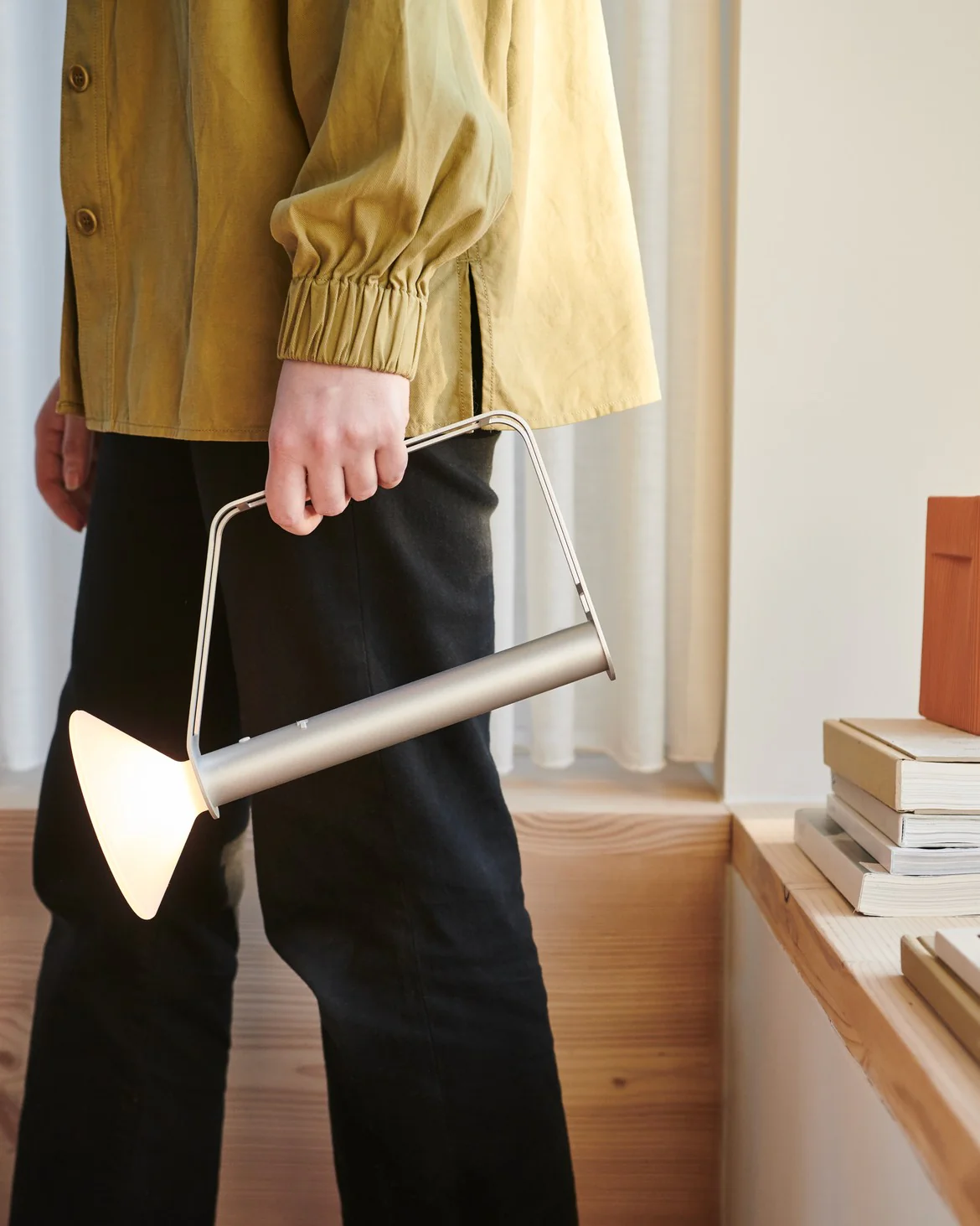 Lampa przenośna zewnętrzna PITON srebrny - Image 8