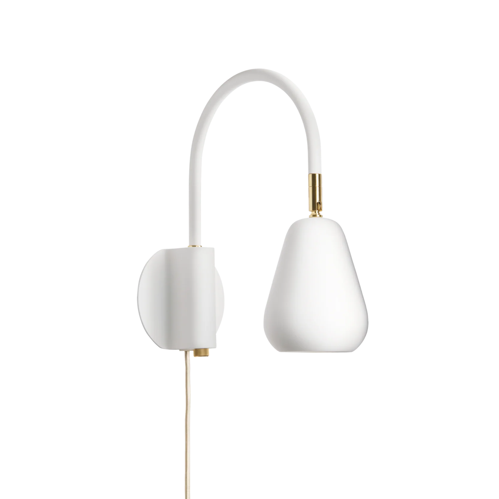 Lampa ścienna regulowana ANOLI złoty z białym